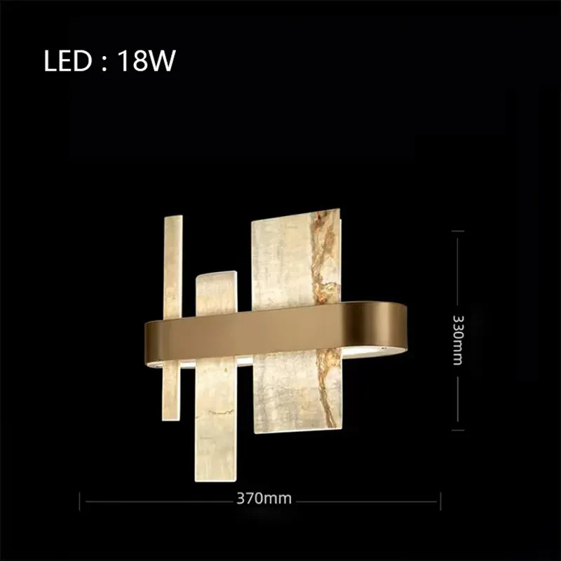 Alabaster Acropolis LED Wall Sconce - Image 6