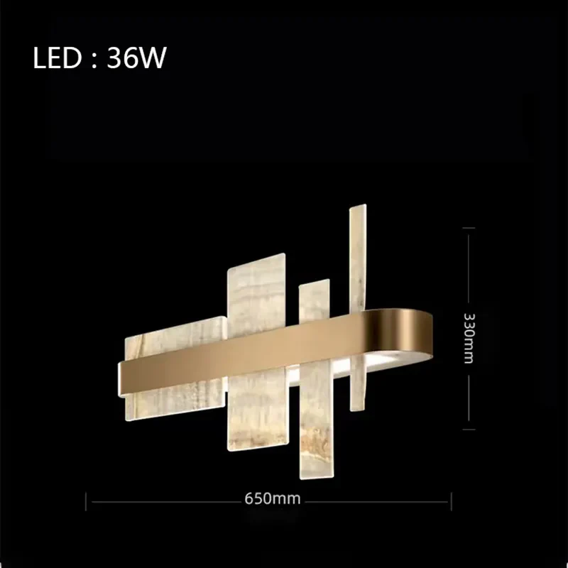 Alabaster Acropolis LED Wall Sconce - Image 7