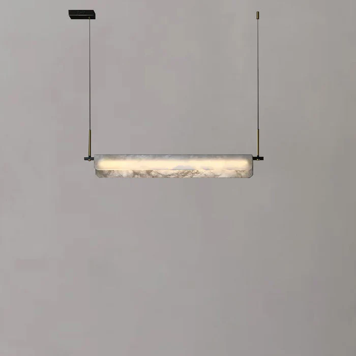 Alabaster Studio Folded Linear Chandelier - Image 6