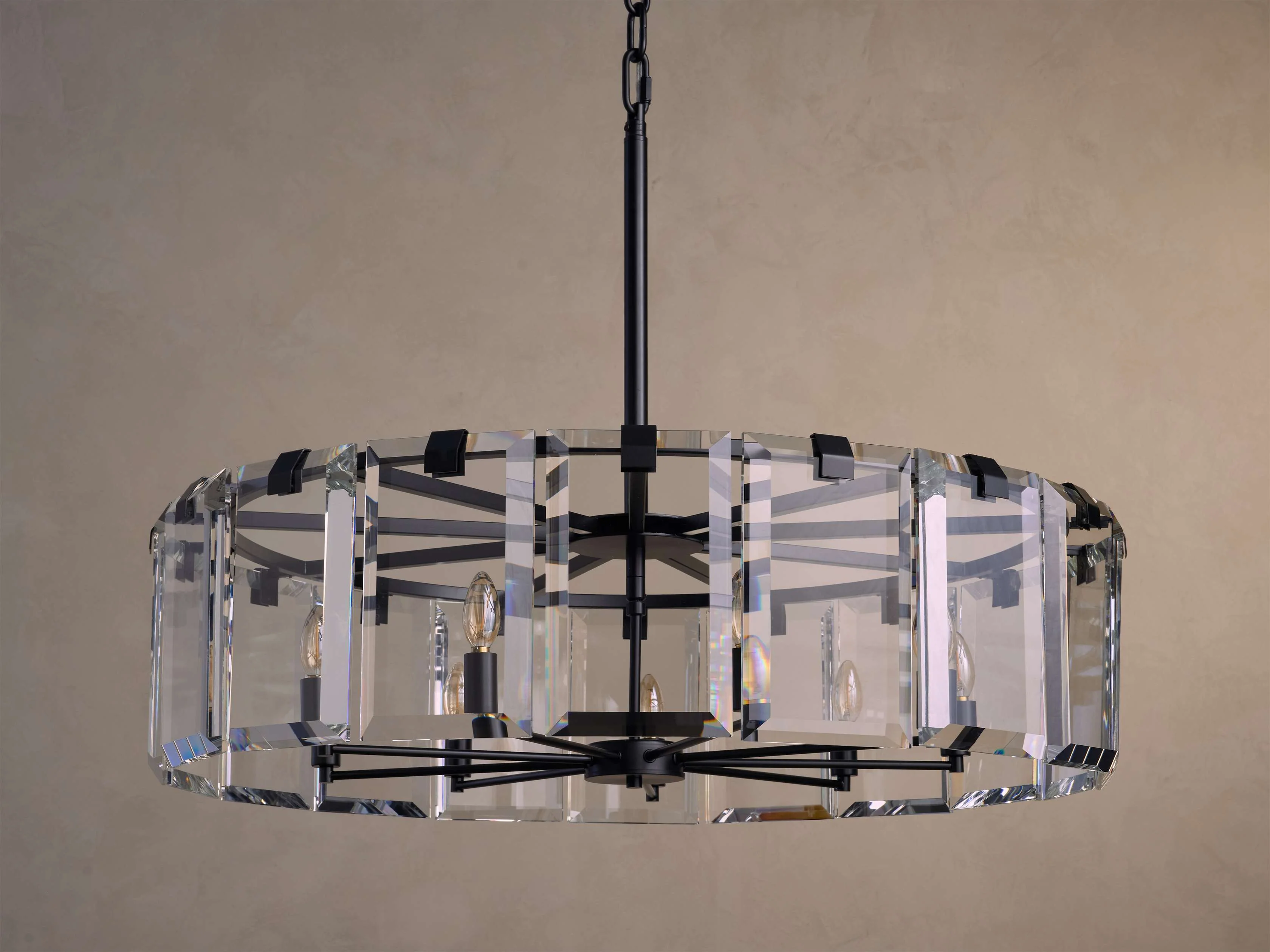 Amaya Delicate Crystal Round Chandelier - Image 27