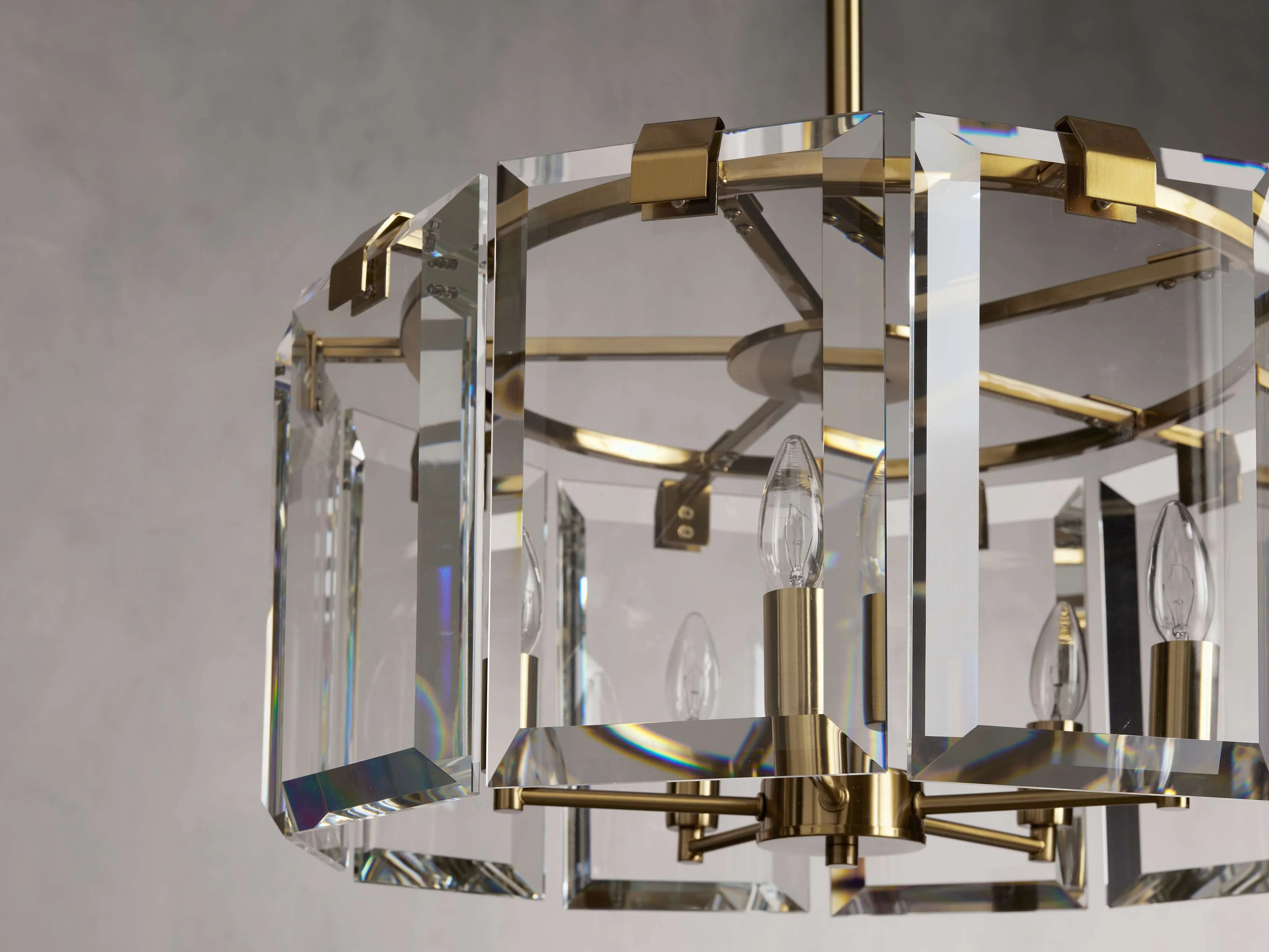 Amaya Delicate Crystal Round Chandelier - Image 3