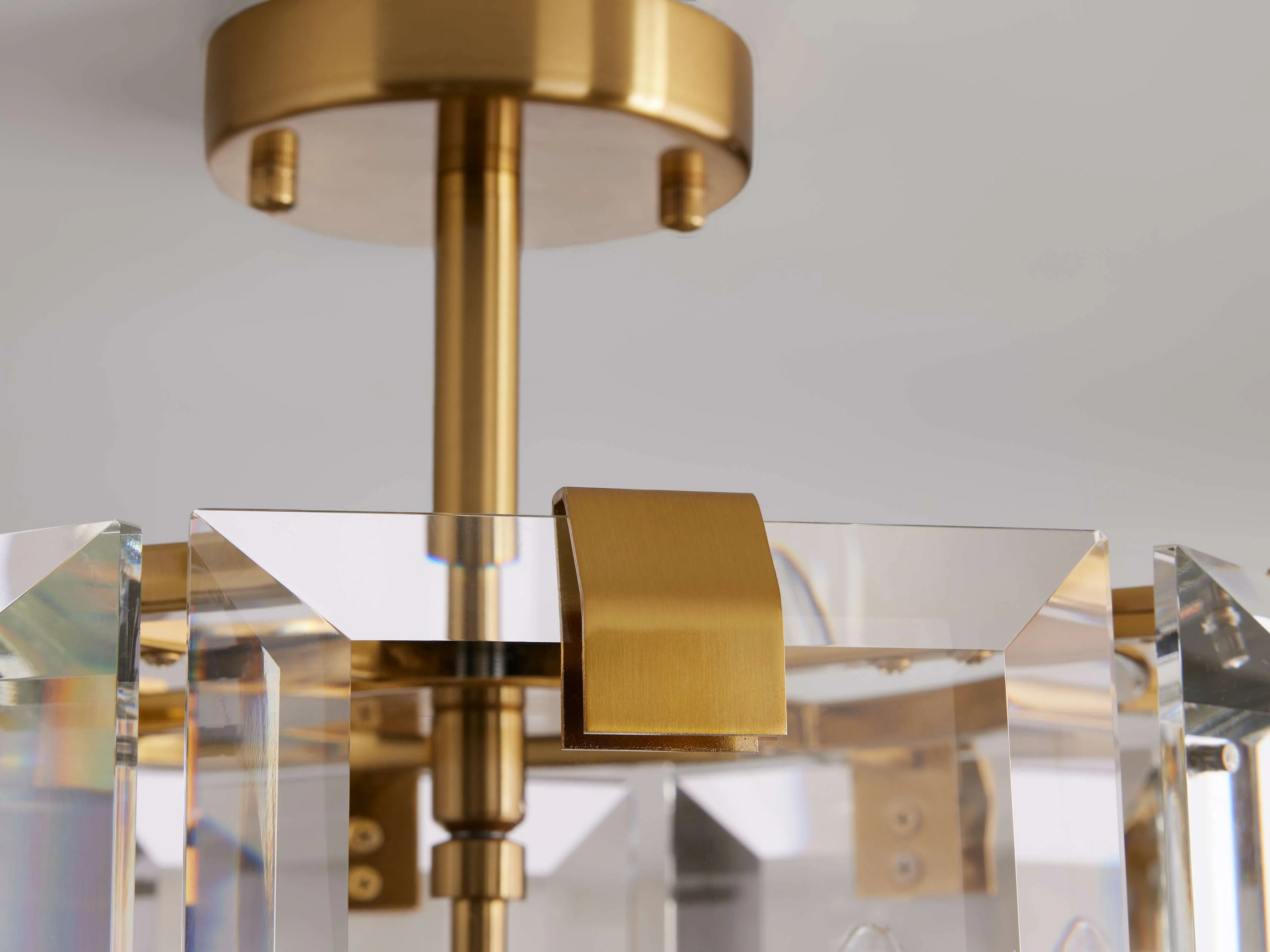 Amaya Luxe Crystal Round Flush Mount - Image 3