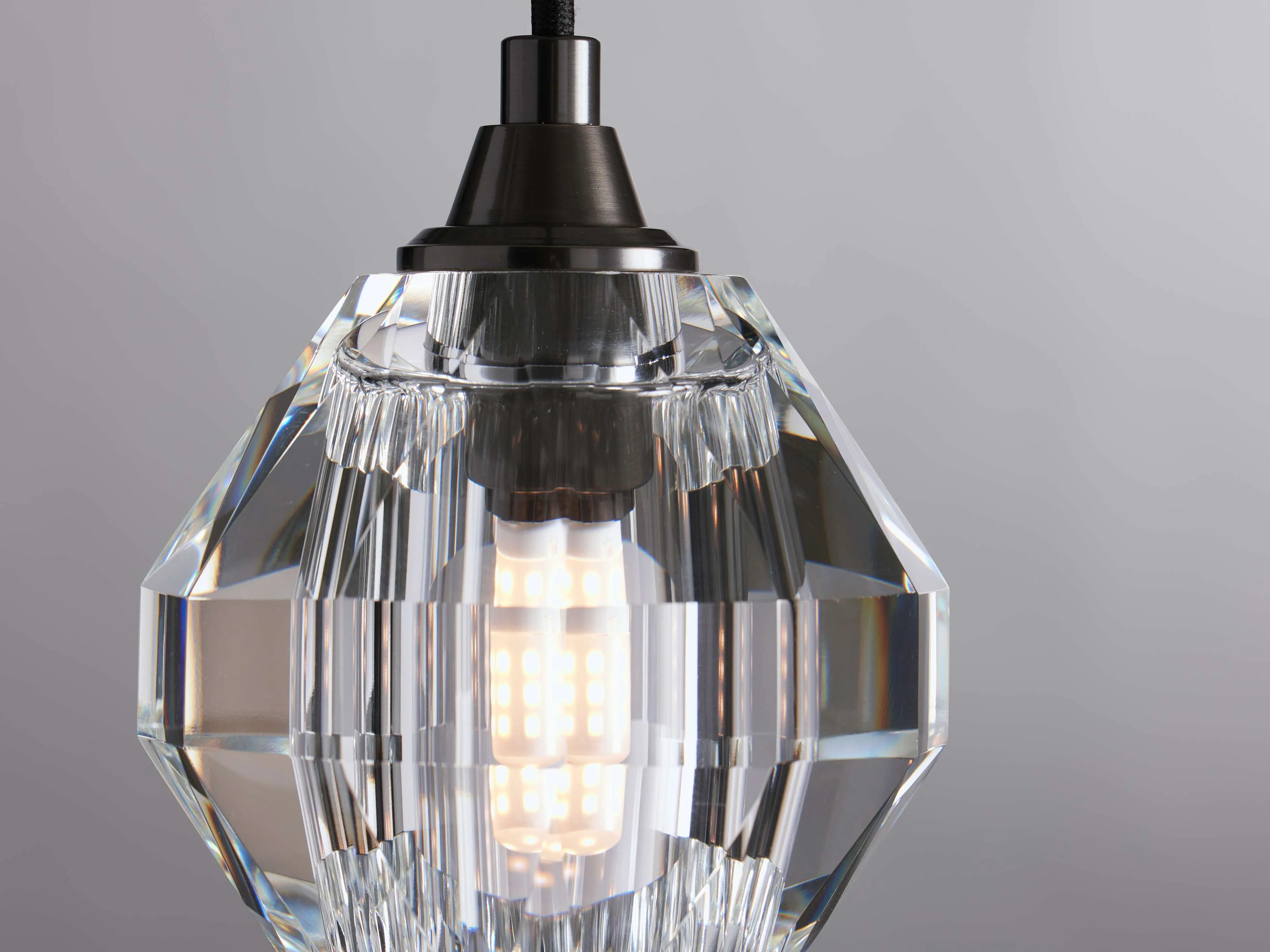 Amoroso Faceted Prism Pendant Light - Image 7