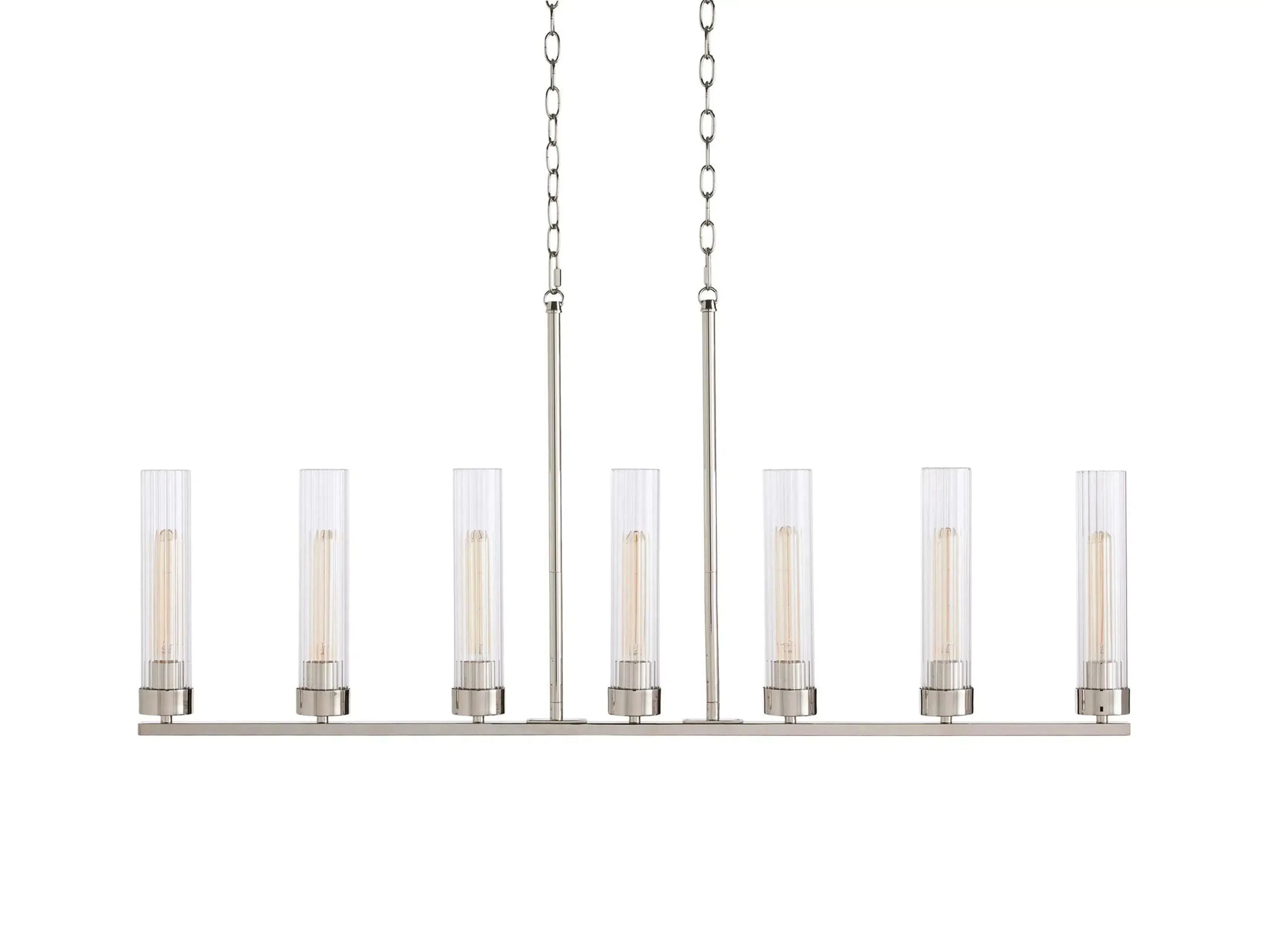 Andreas Modern Glass Linear Chandelier - Image 31