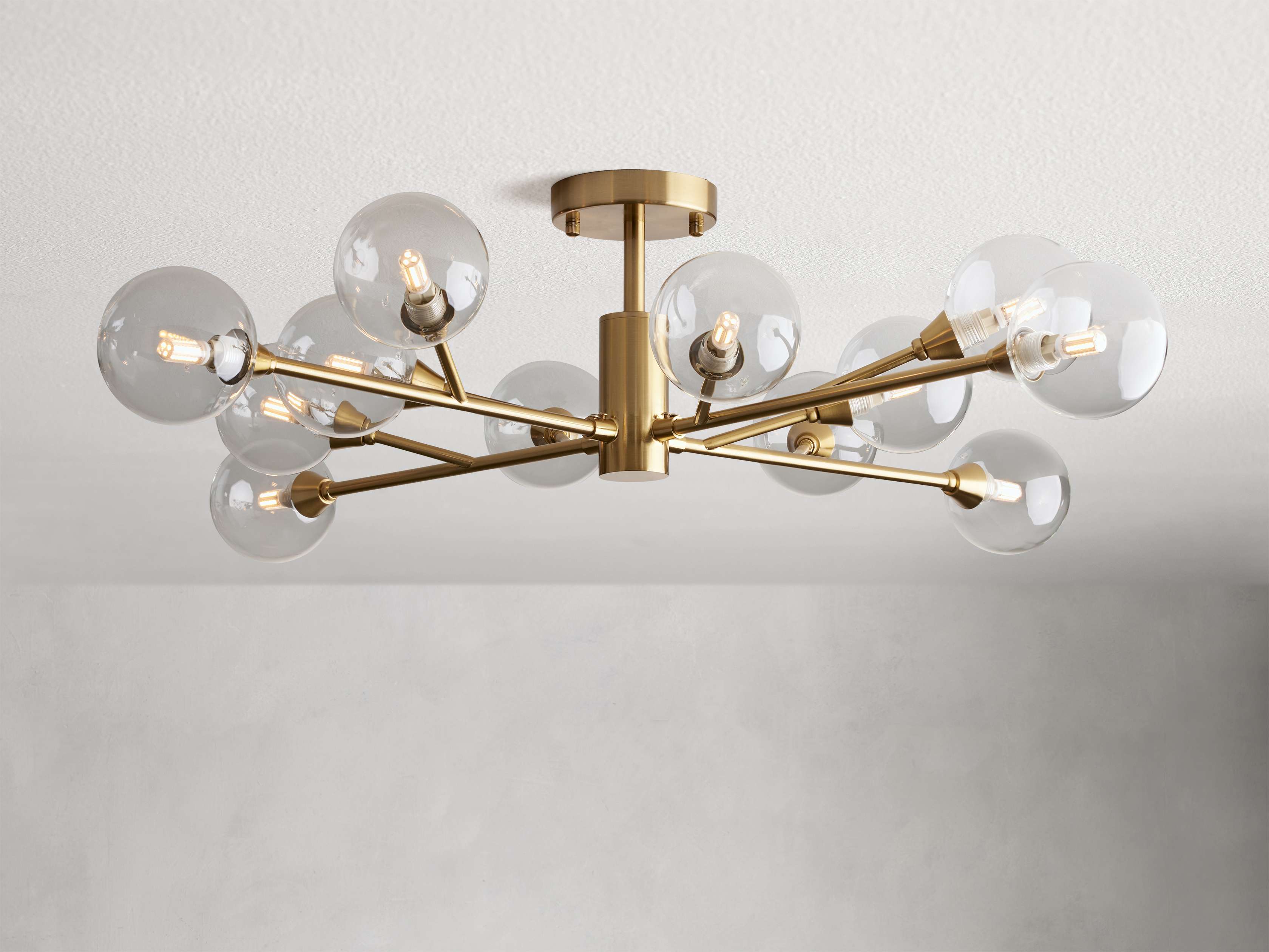 Apollo Modern Glass Ball Flush Mount - Image 11