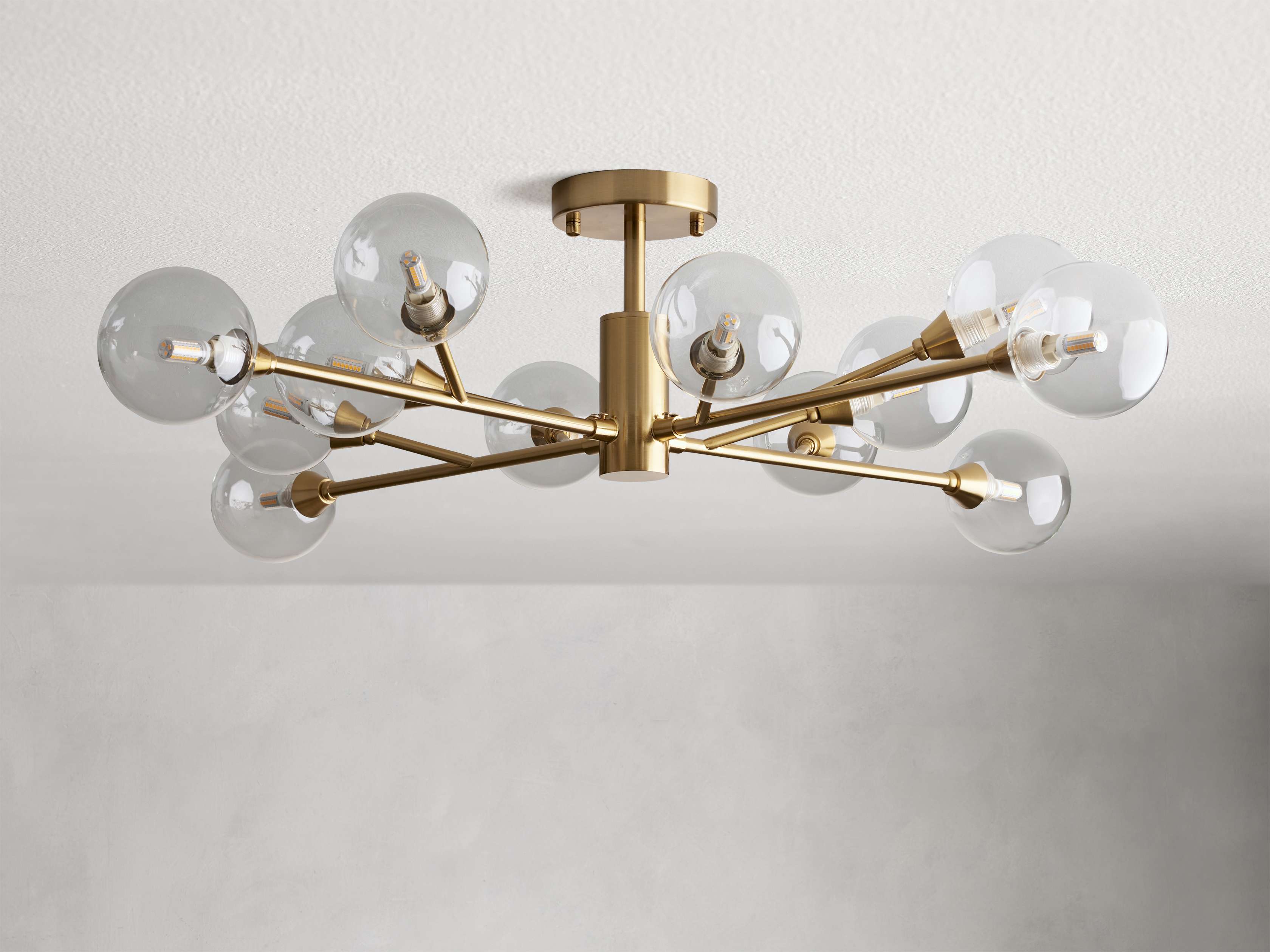 Apollo Modern Glass Ball Flush Mount - Image 12