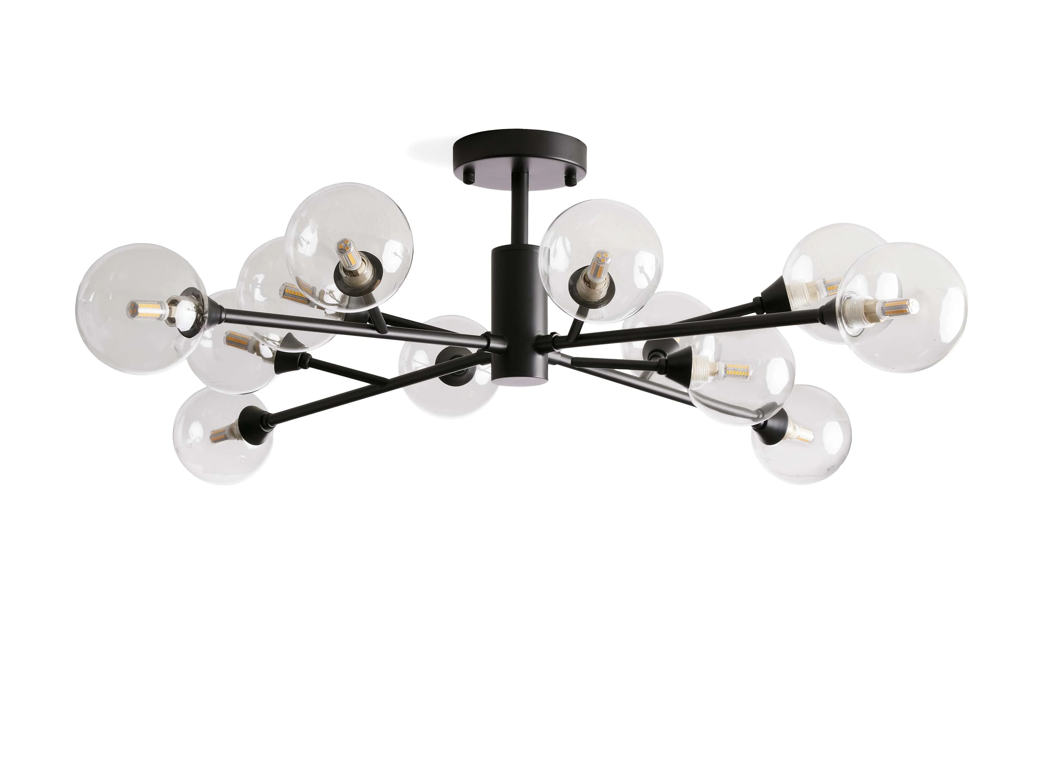 Apollo Modern Glass Ball Flush Mount - Image 18