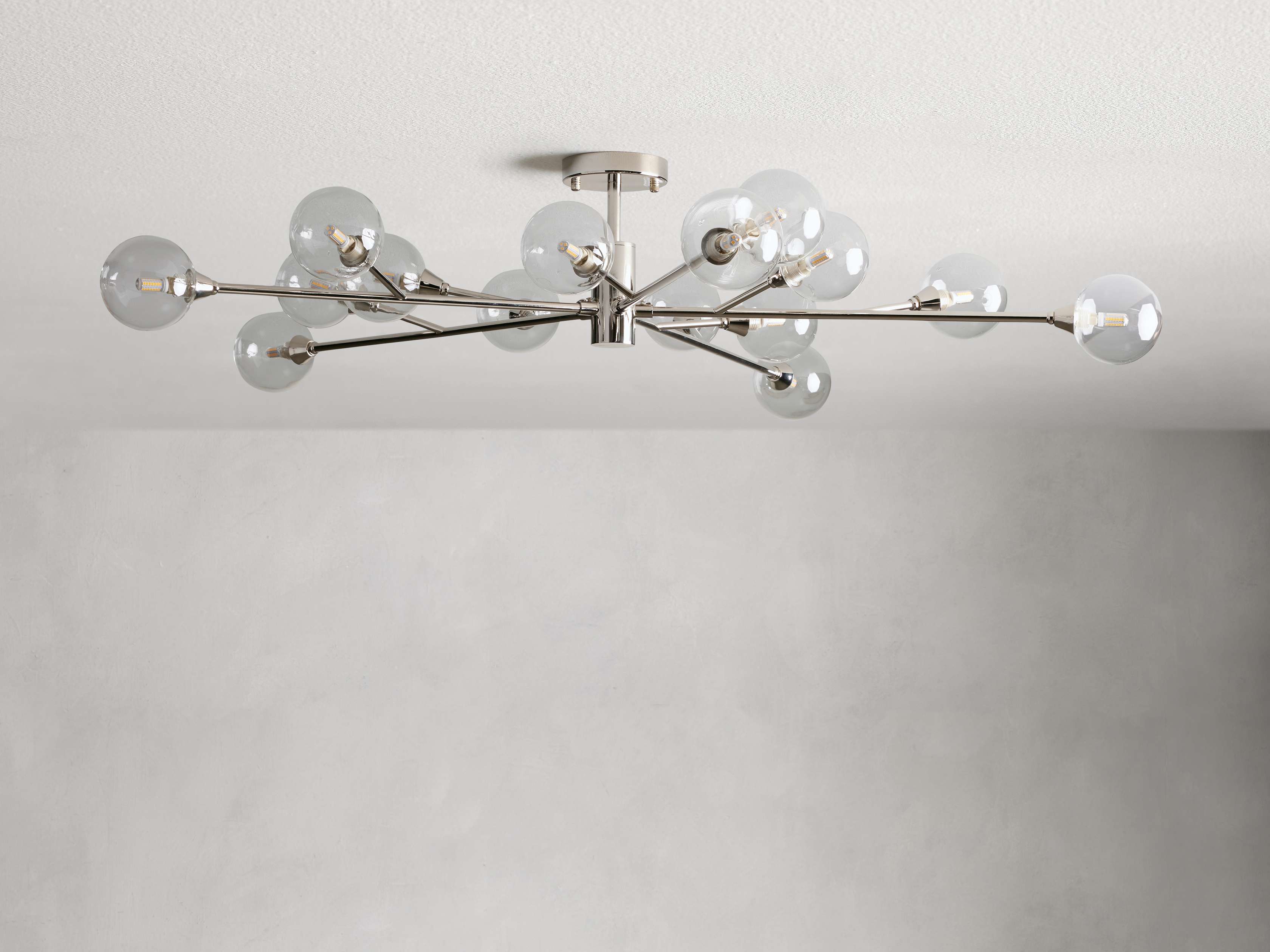 Apollo Modern Glass Ball Flush Mount - Image 32
