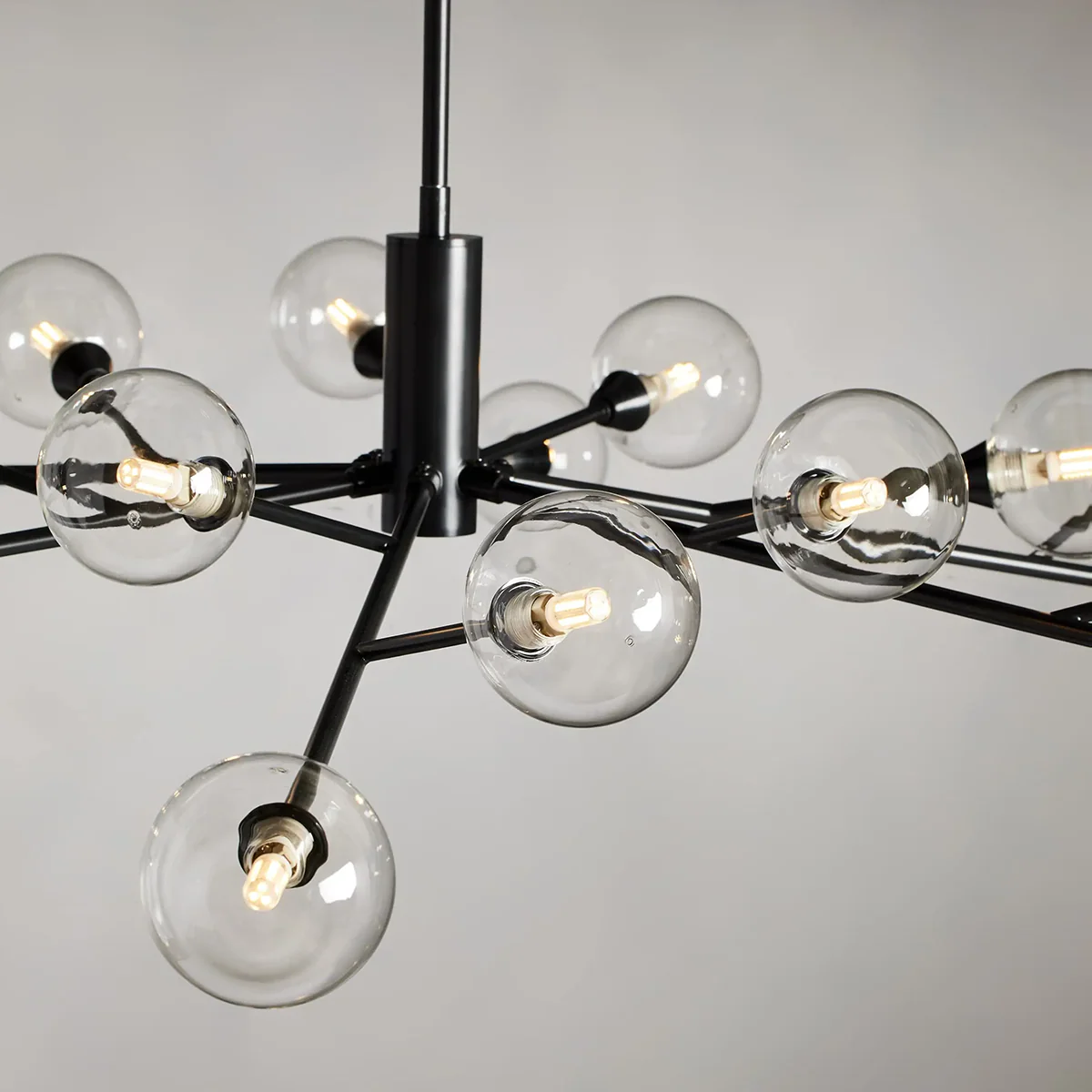 Apollo Modern Glass Ball Round Chandelier - Image 24