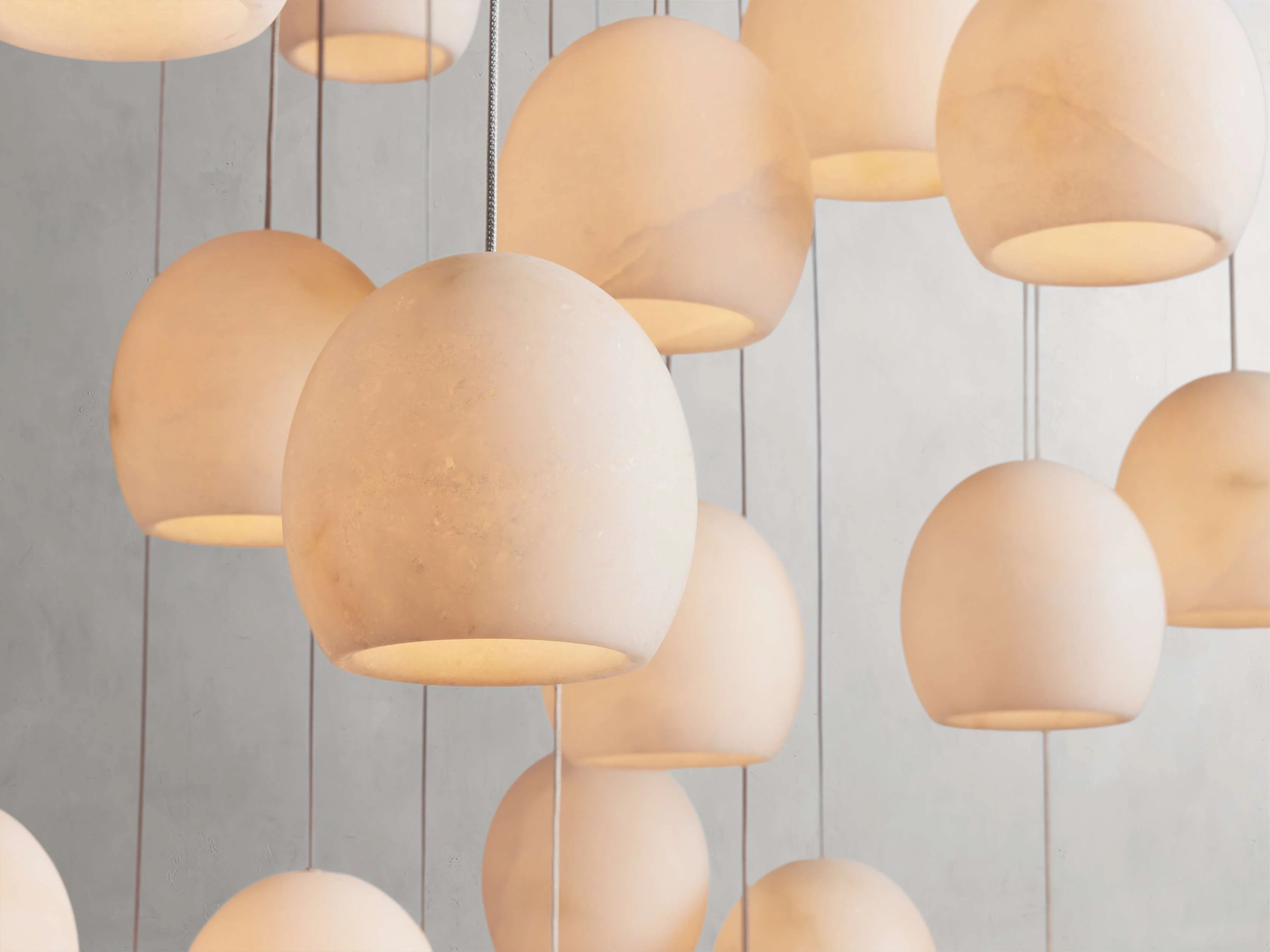 Arica Handcrafted Alabaster Round Chandelier - Image 18