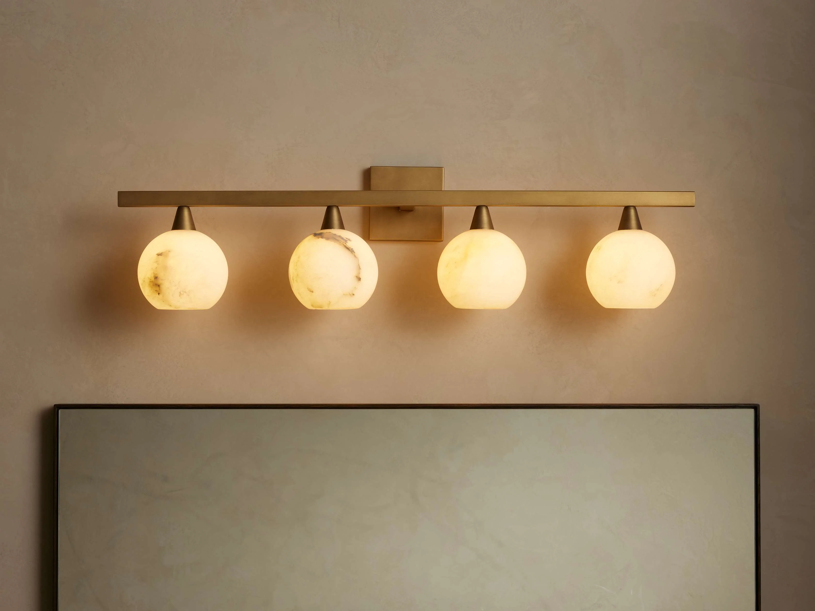 Arica Handcrafted Alabaster Wall Sconce - Image 4