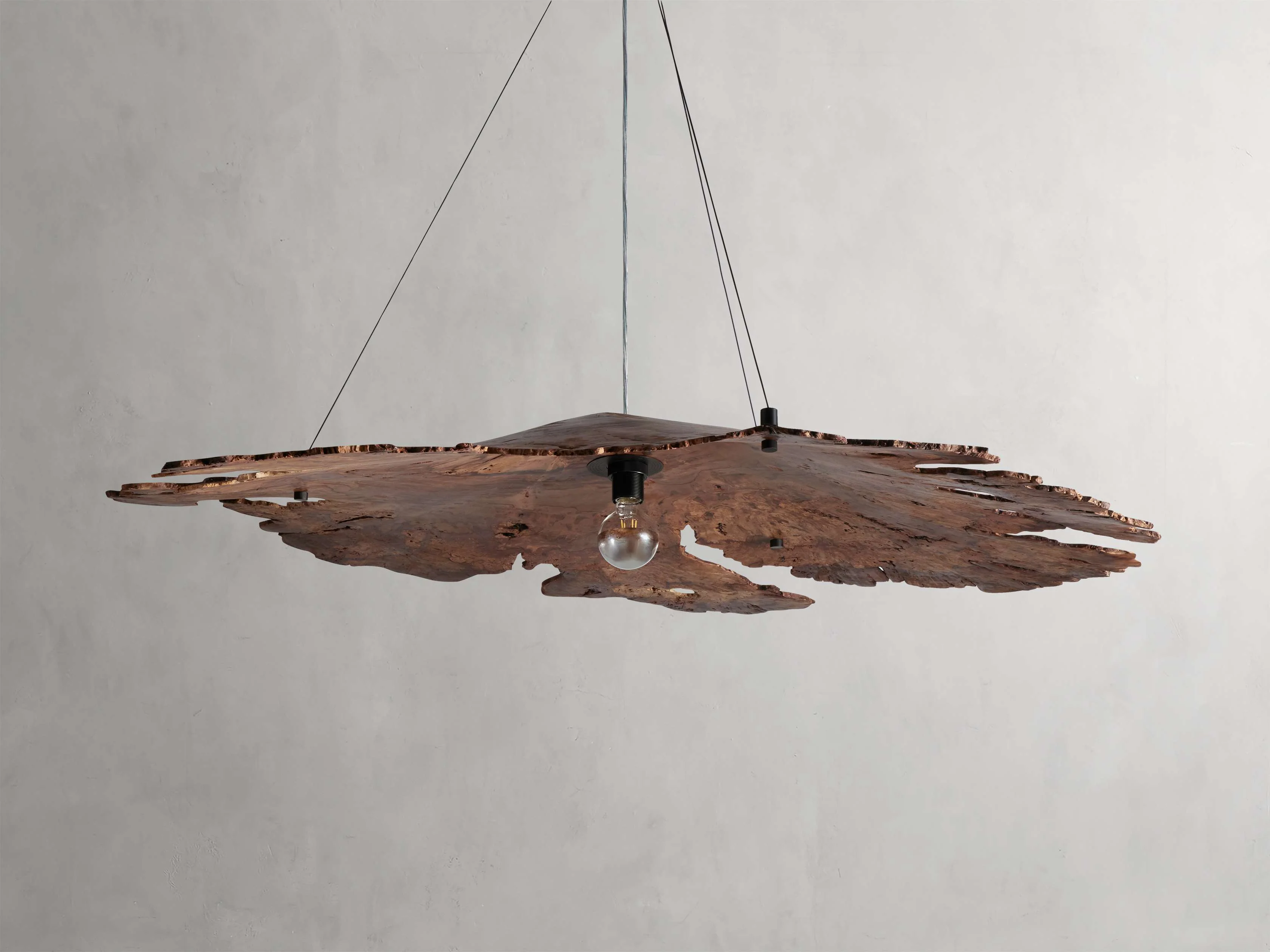 Arruga Natural Wood Dome Chandelier - Image 10