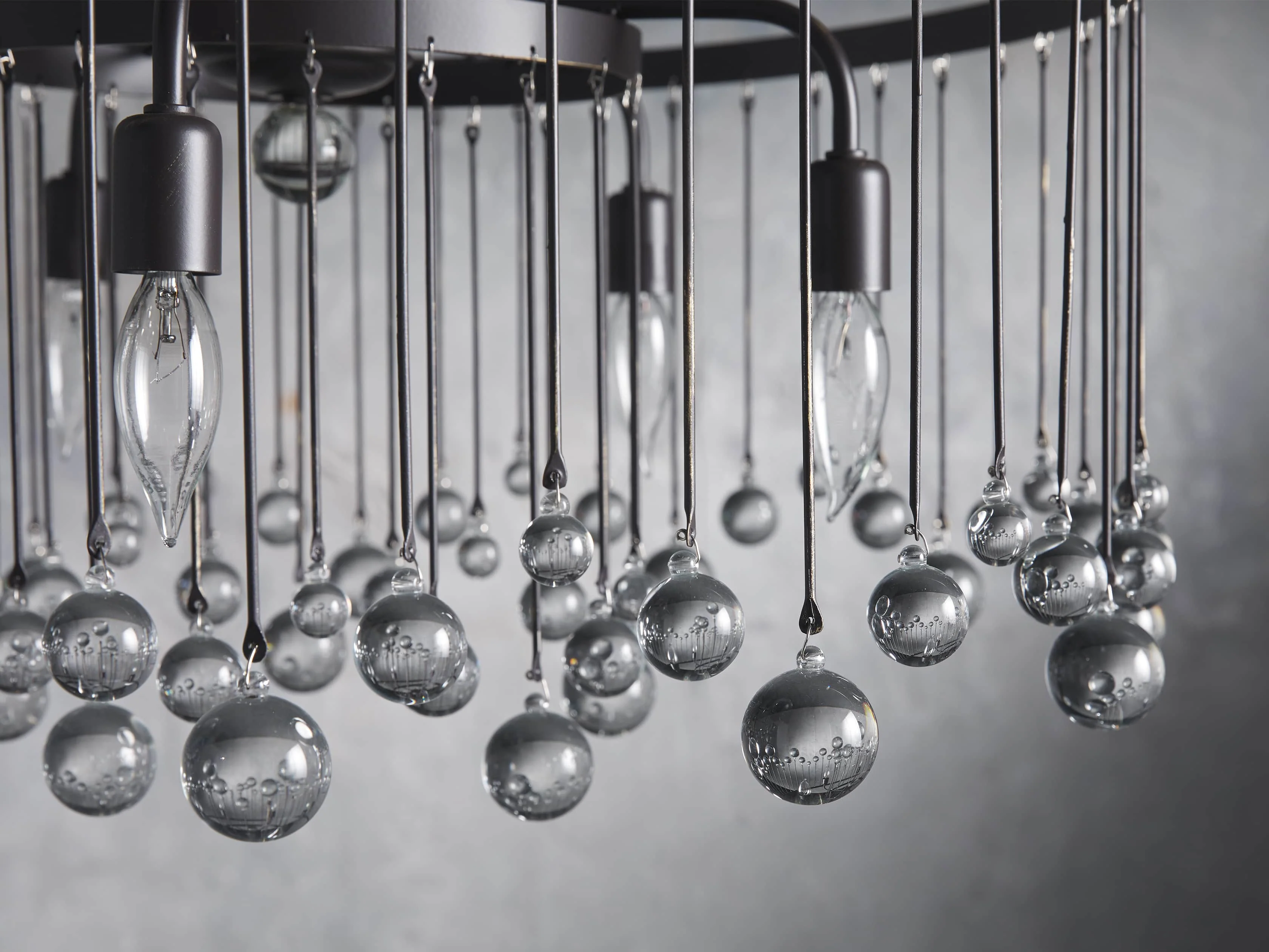 Aubrey Crystal Ball Tiered Round Chandelier - Image 10