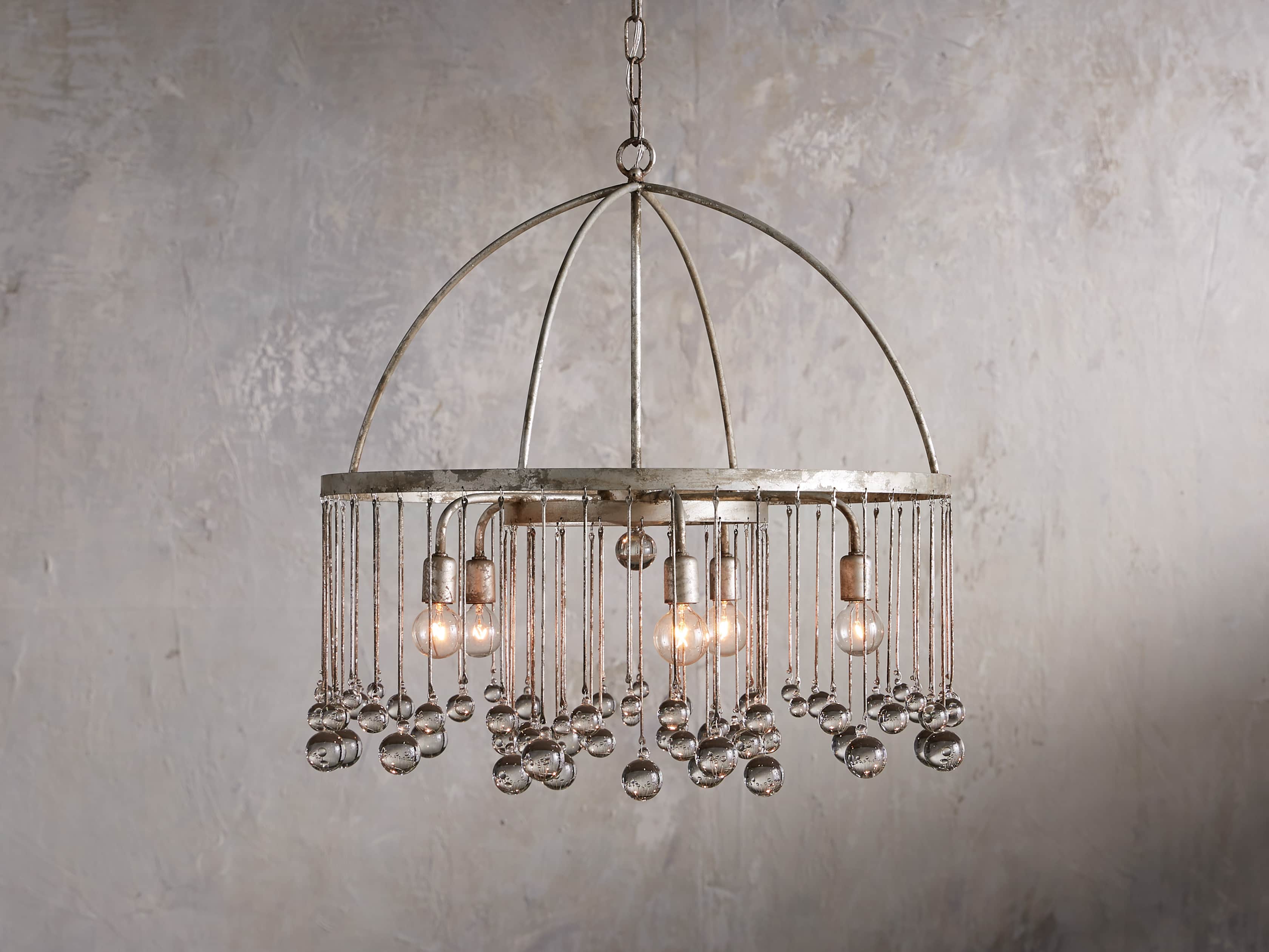Aubrey Crystal Ball Tiered Round Chandelier - Image 14
