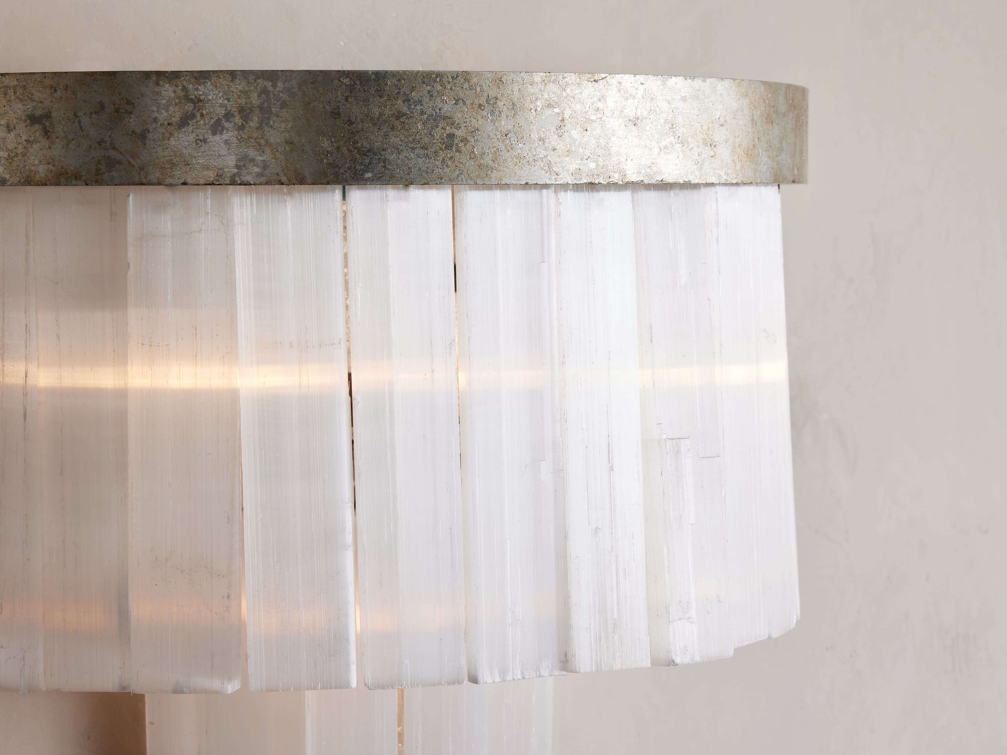 Cameron Selenite Crystal Wall Light - Image 3
