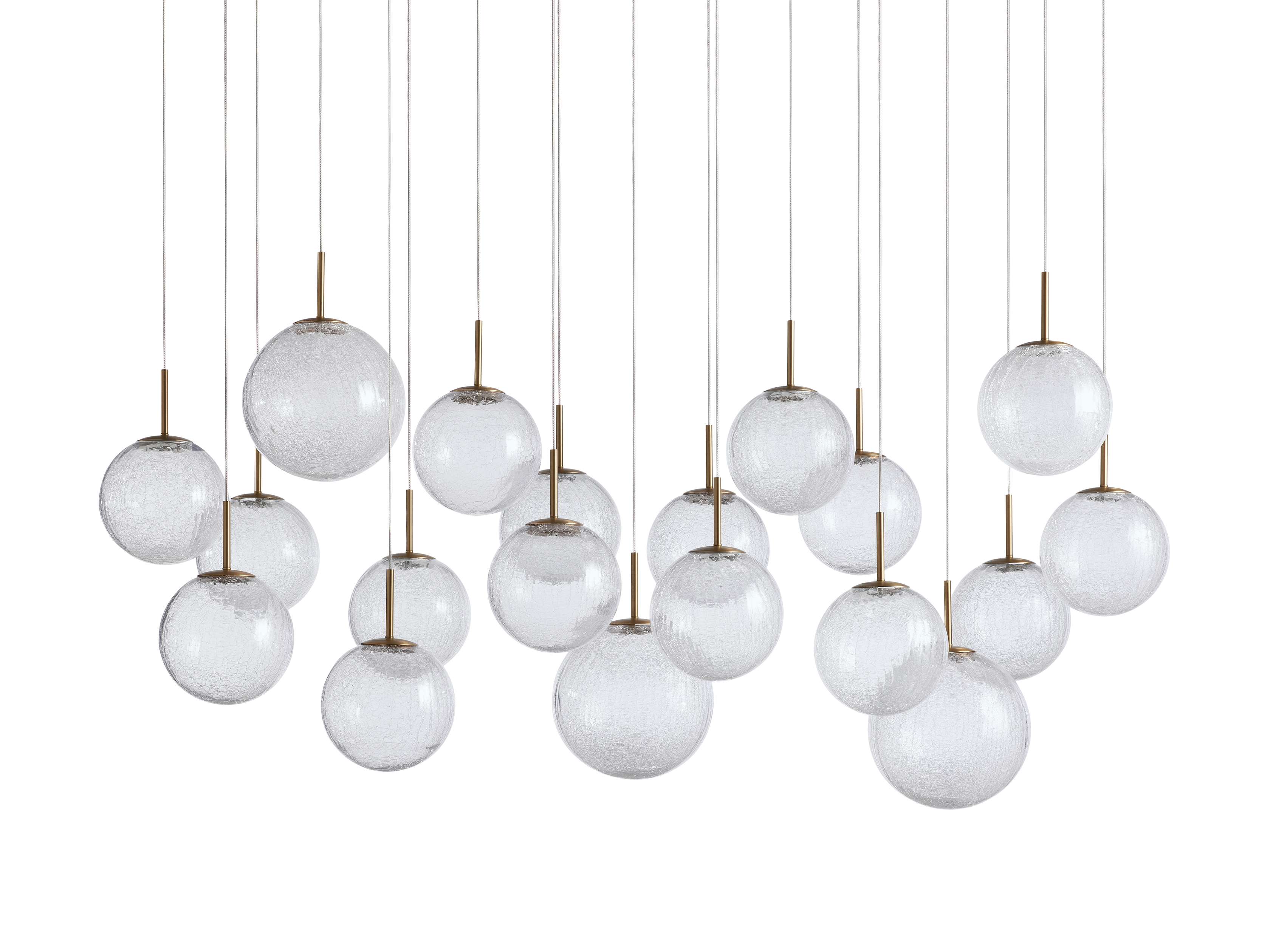 Casen Modern Satin Crystal Linear Chandelier - Image 15