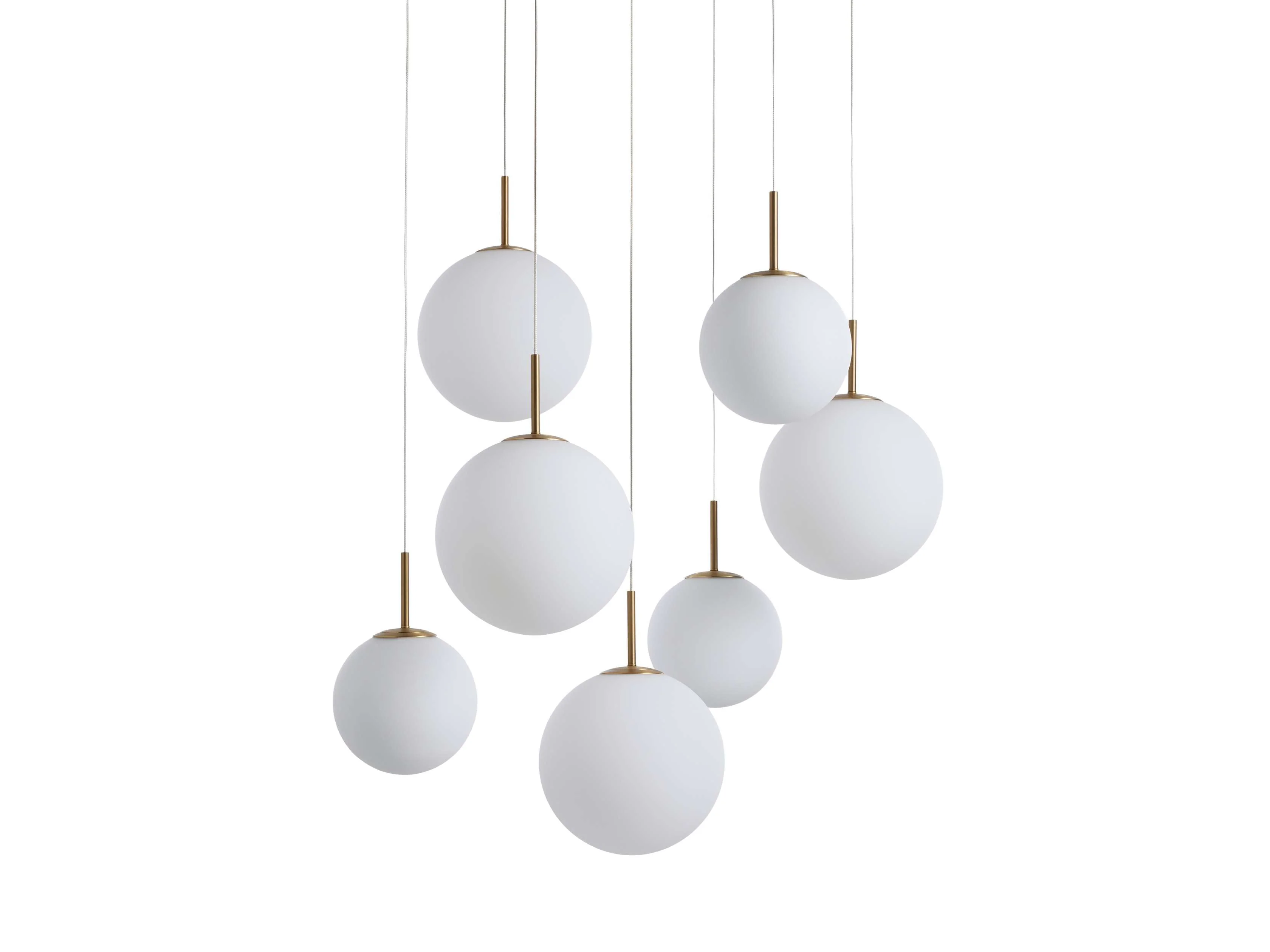 Casen Modern Satin Crystal Round Chandelier - Image 30