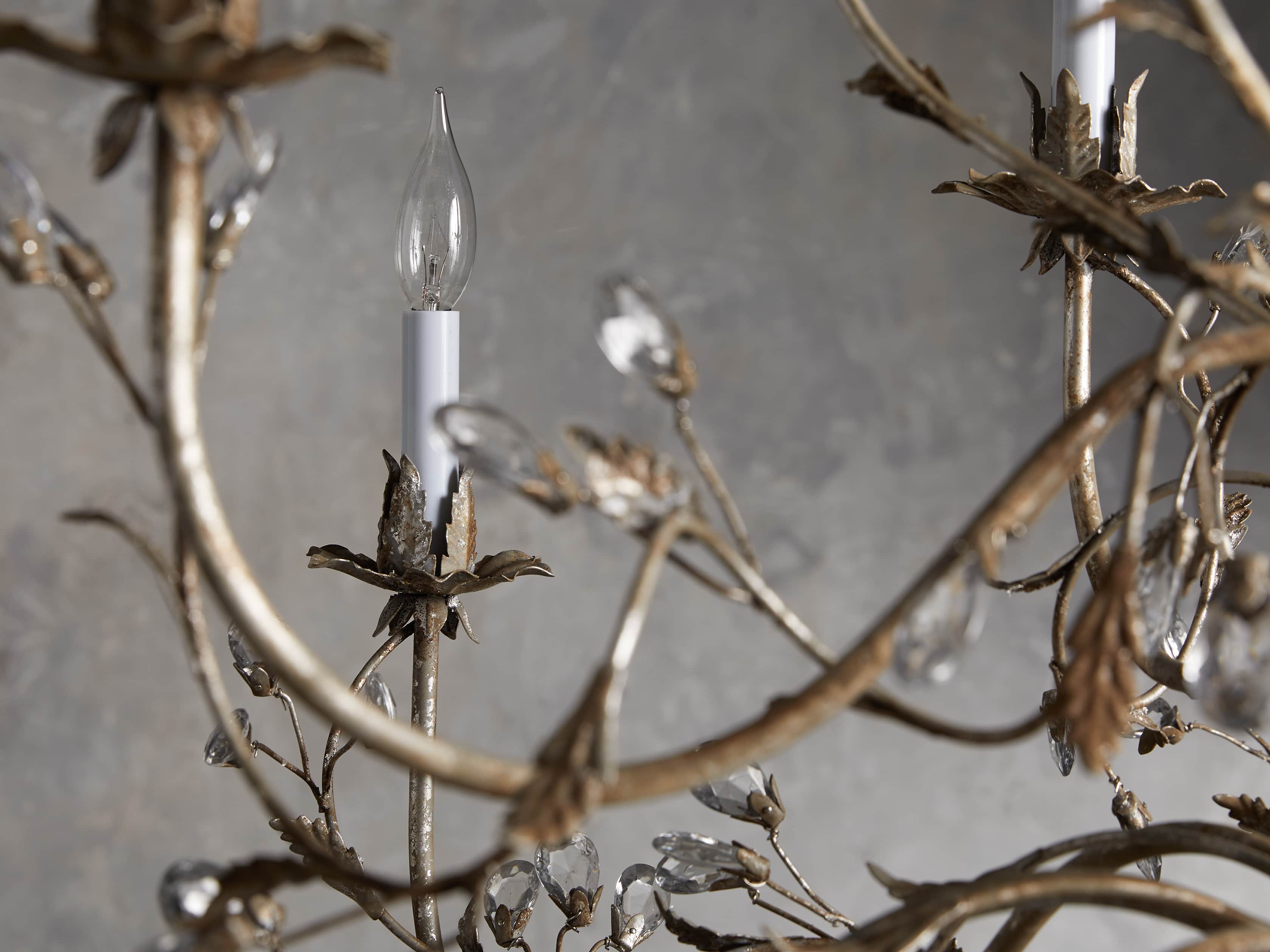 Claudette Antique Lacquer Branch Chandelier - Image 2