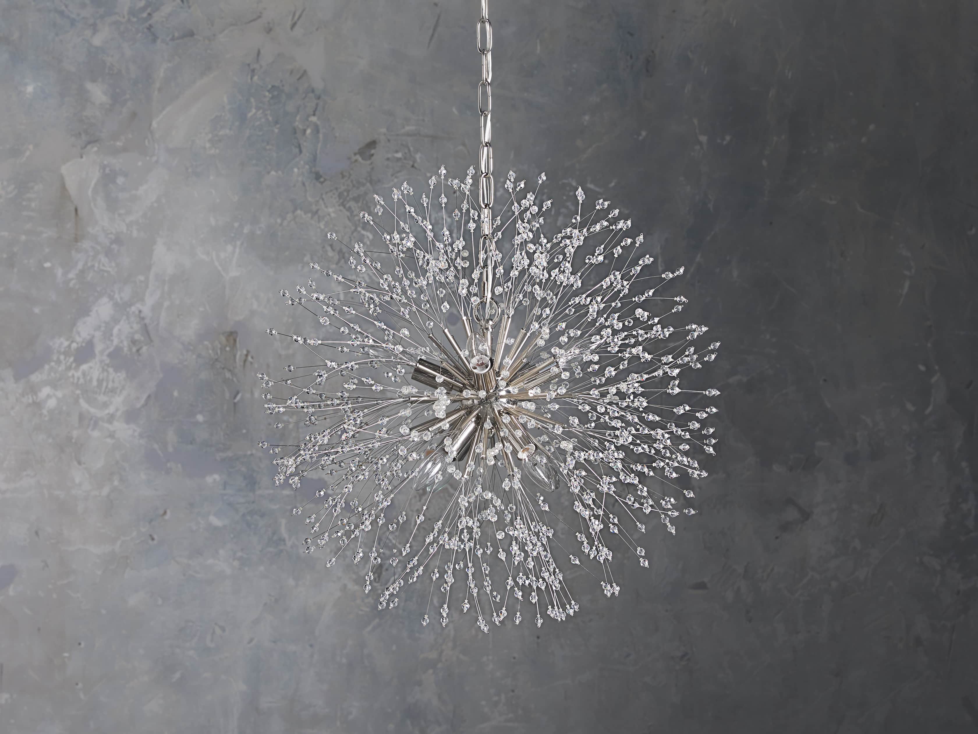 Dandelion Whimsical Crystal Round Chandelier - Image 6