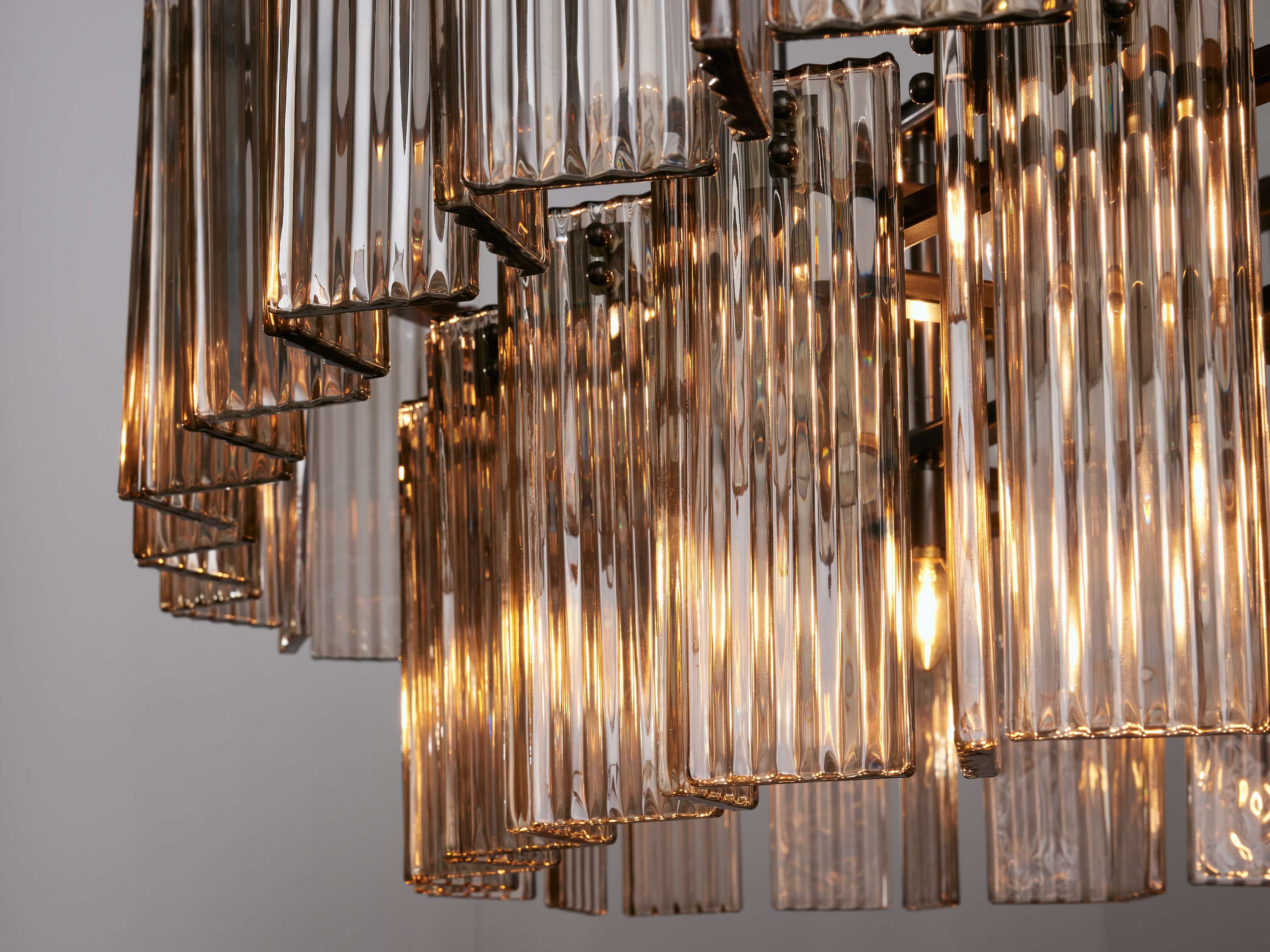 Delsie Reeded Glass Oval Chandelier - Image 53