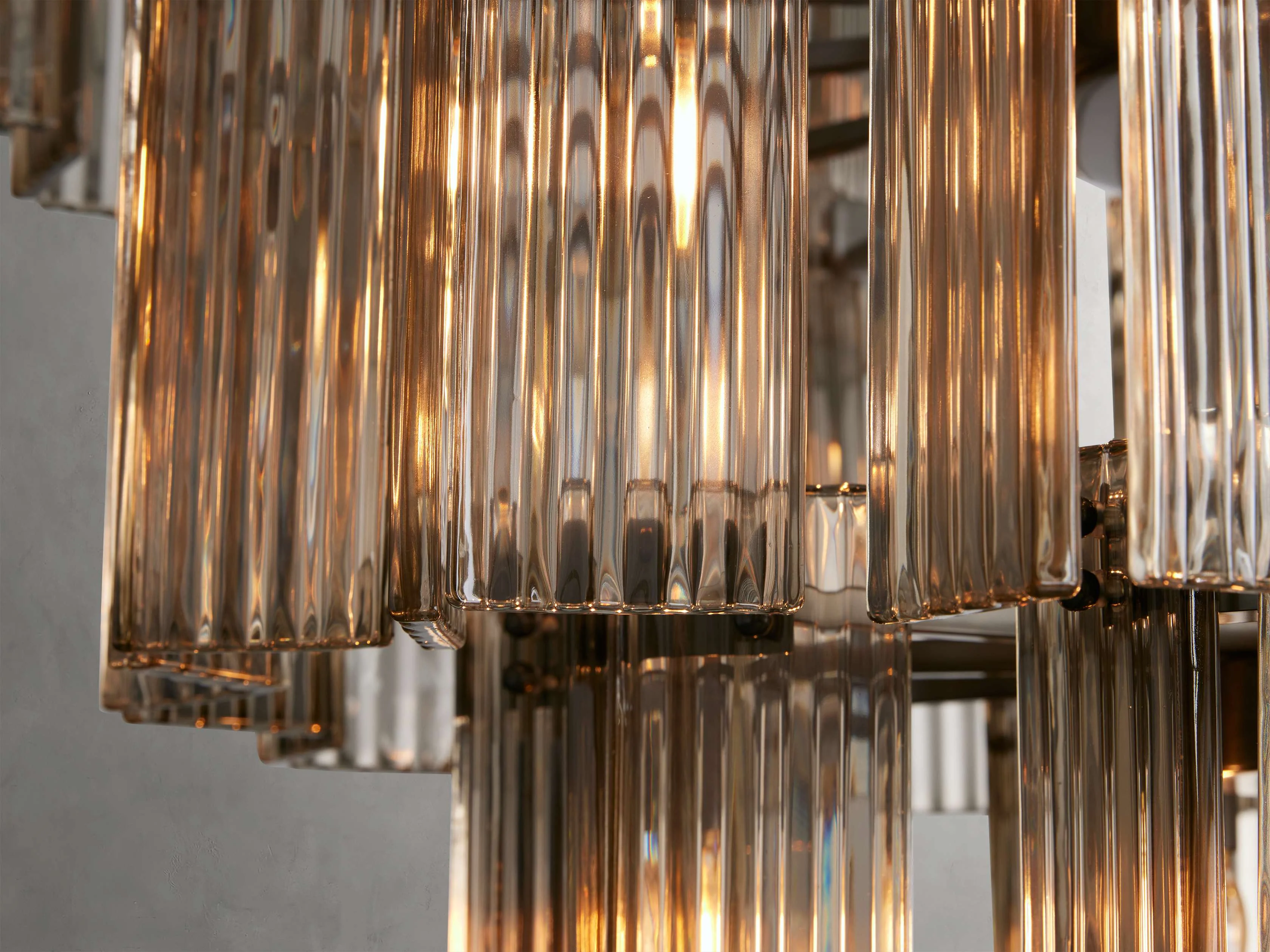 Delsie Reeded Glass Round Chandelier - Image 37