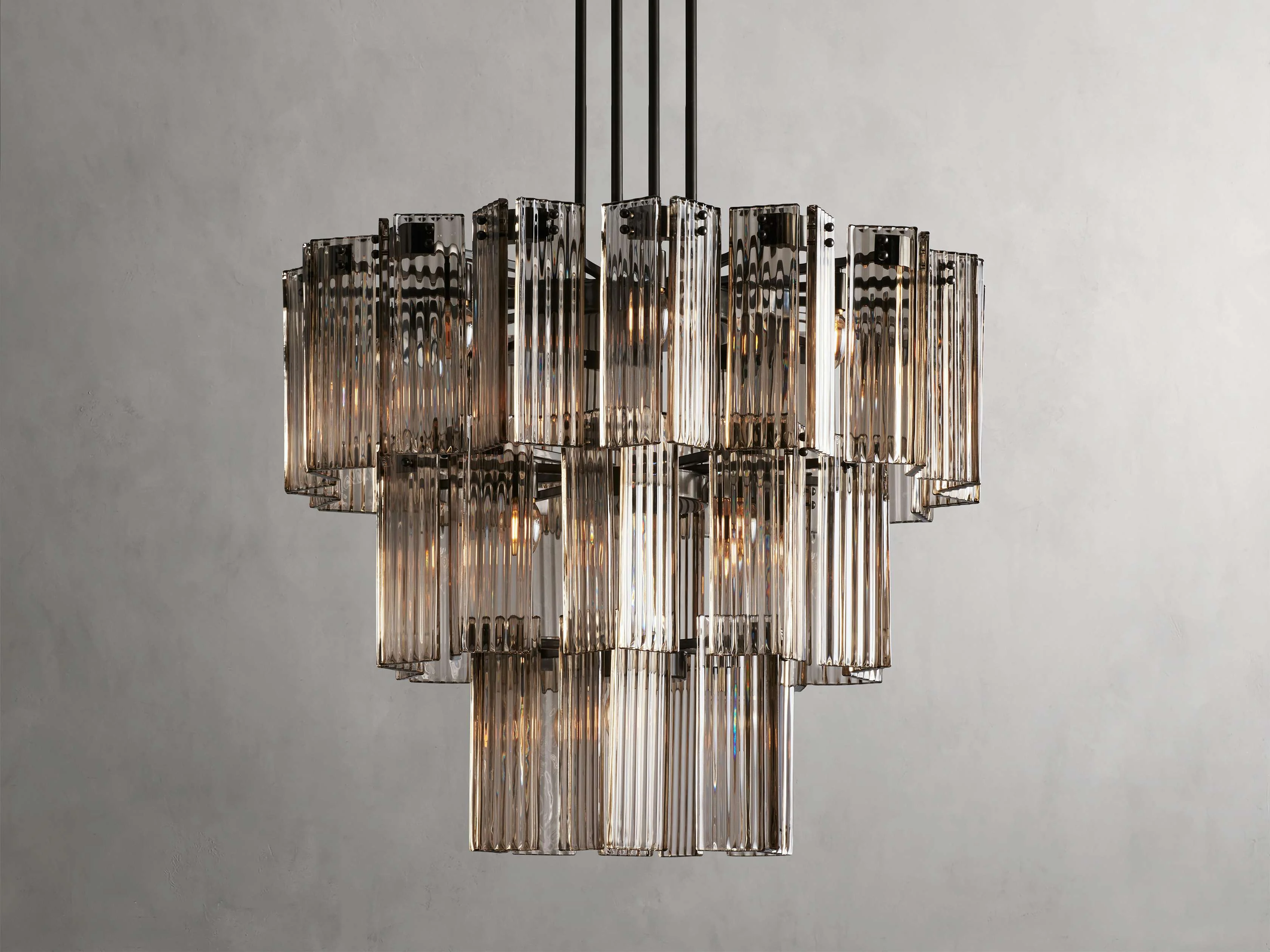 Delsie Vintage Glass Round Chandelier - Image 15