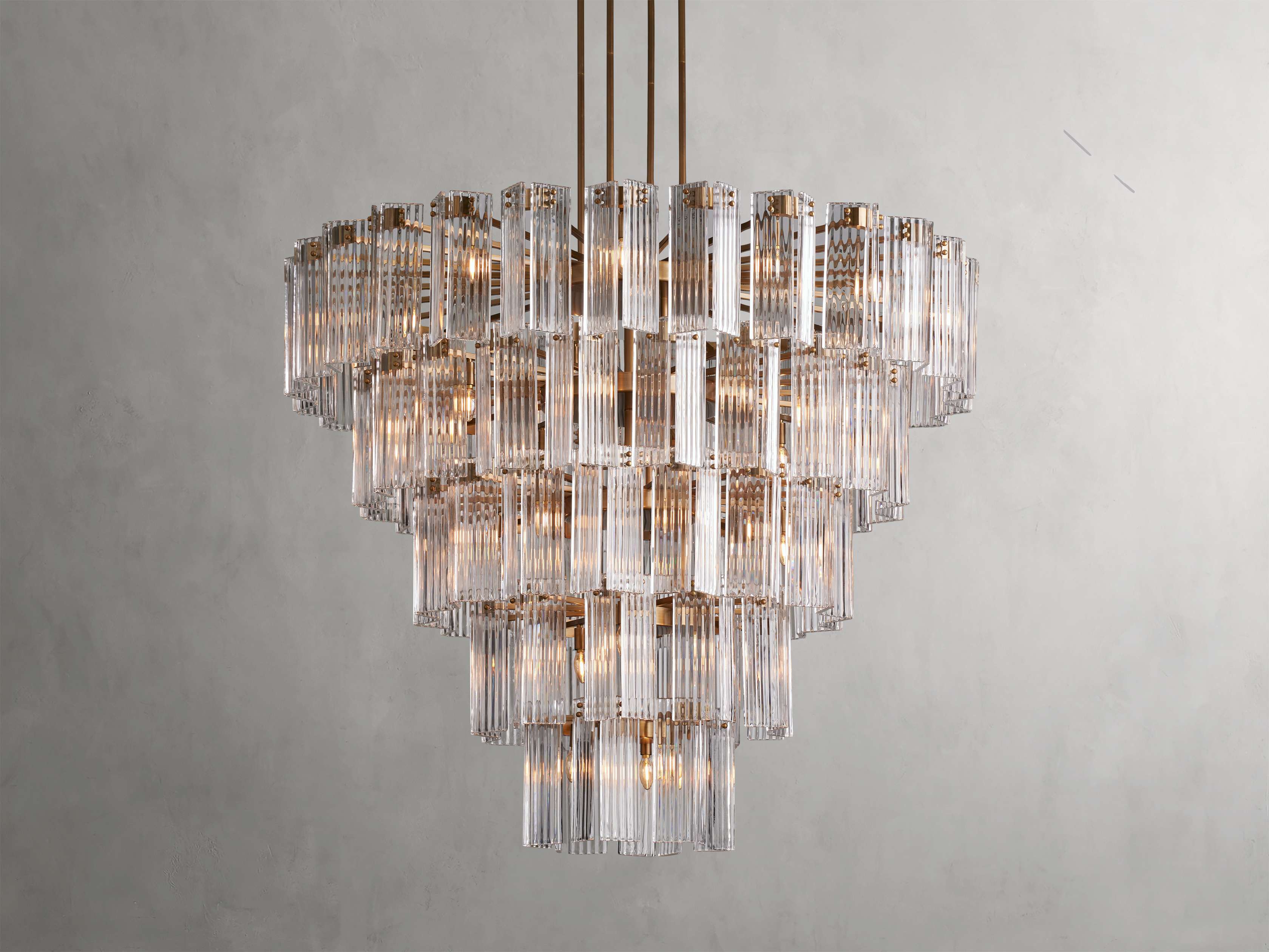 Delsie Vintage Glass Round Chandelier - Image 50