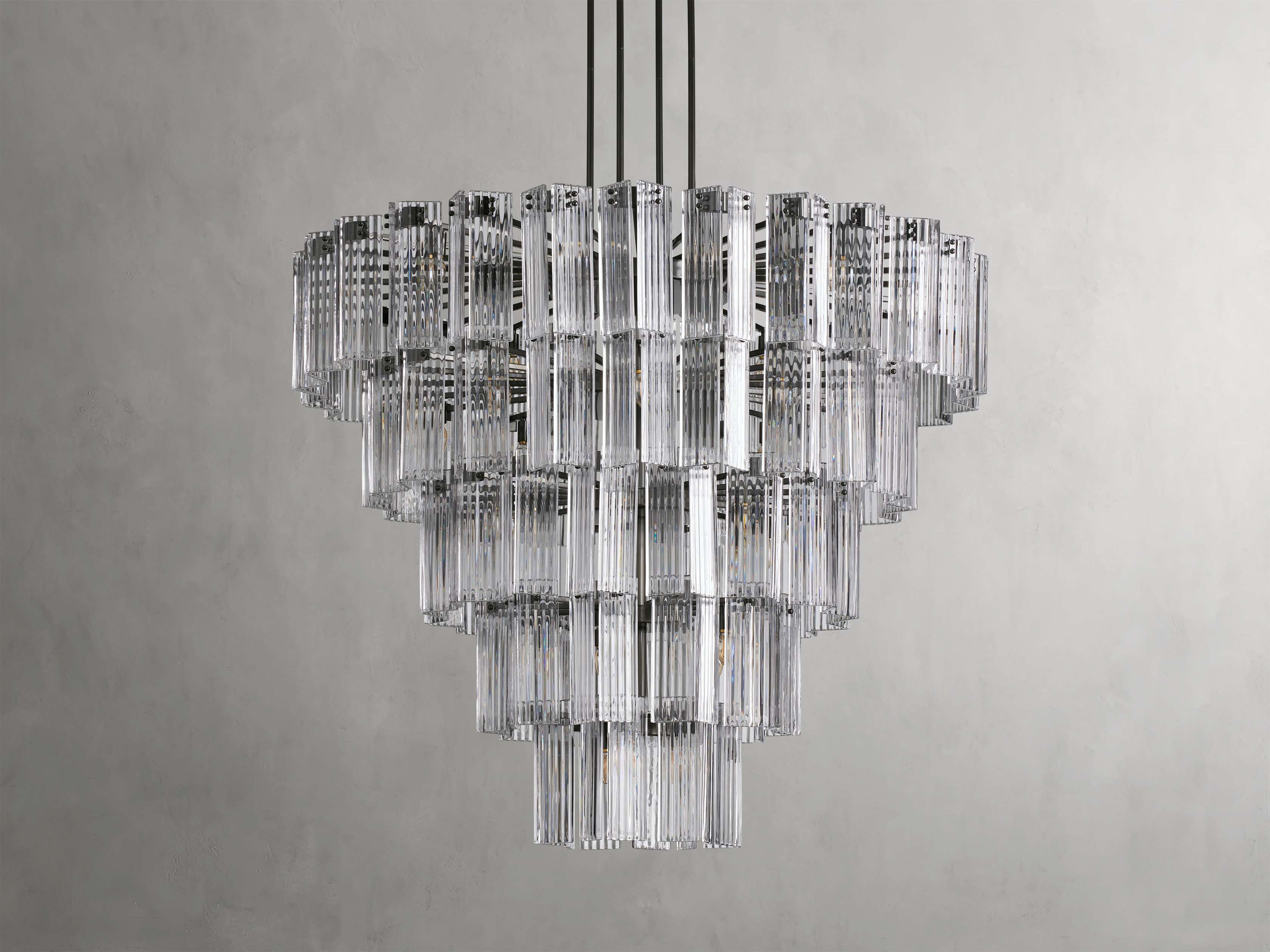 Delsie Vintage Glass Round Chandelier - Image 61