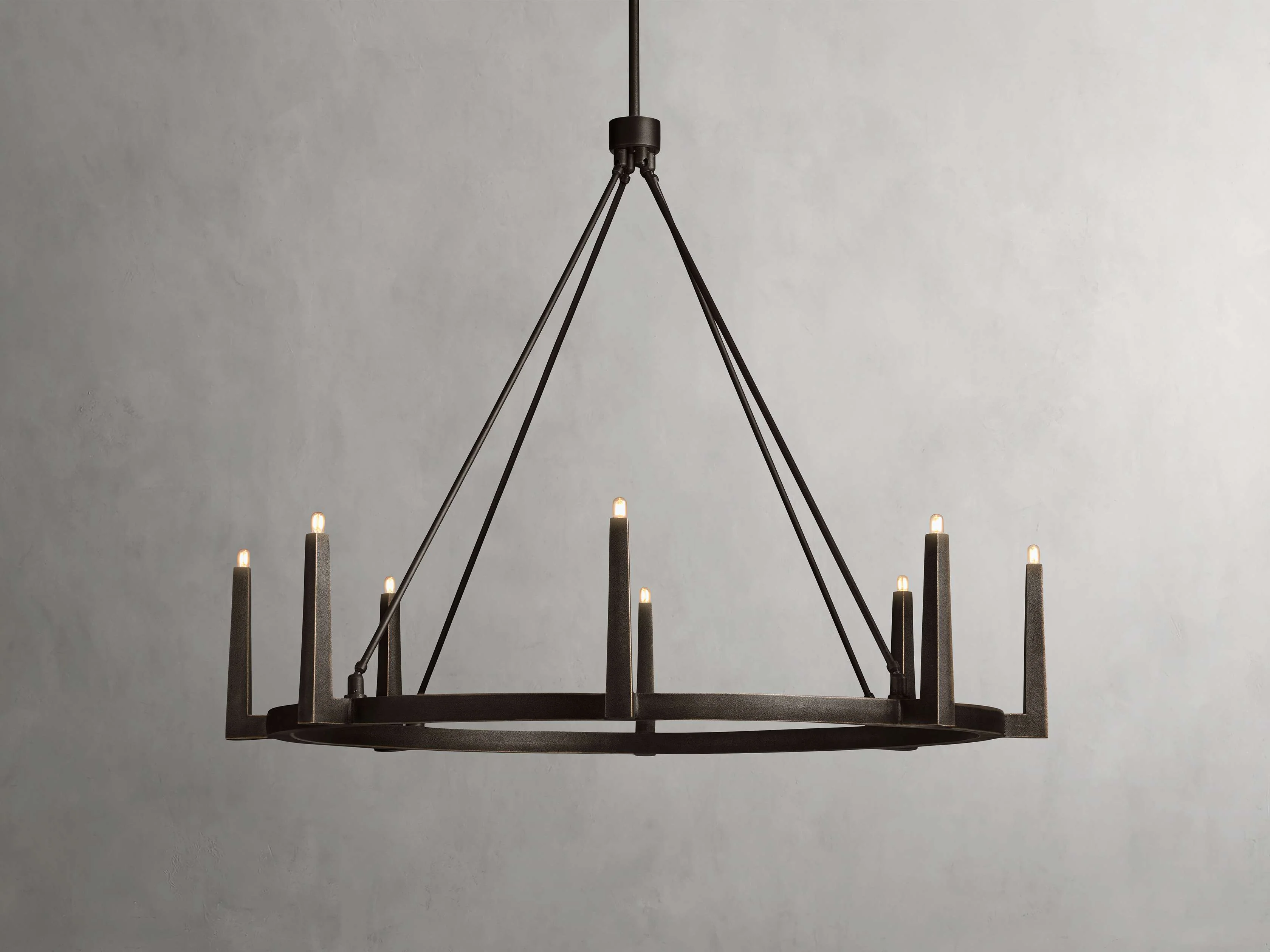 Emmet Geometric Frame Round Chandelier - Image 16