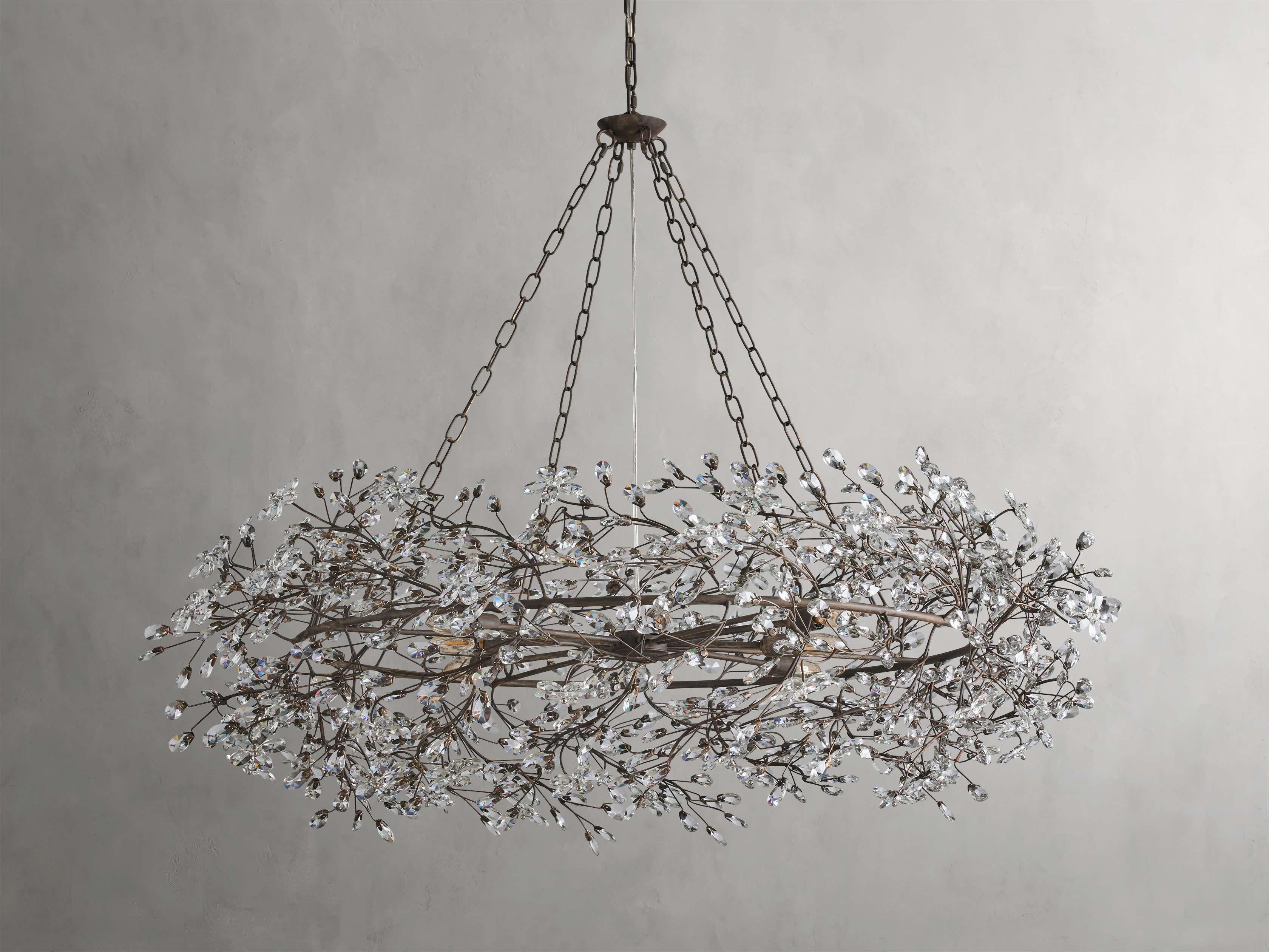 Fiore Sculpted Petals Crown Chandelier - Image 33