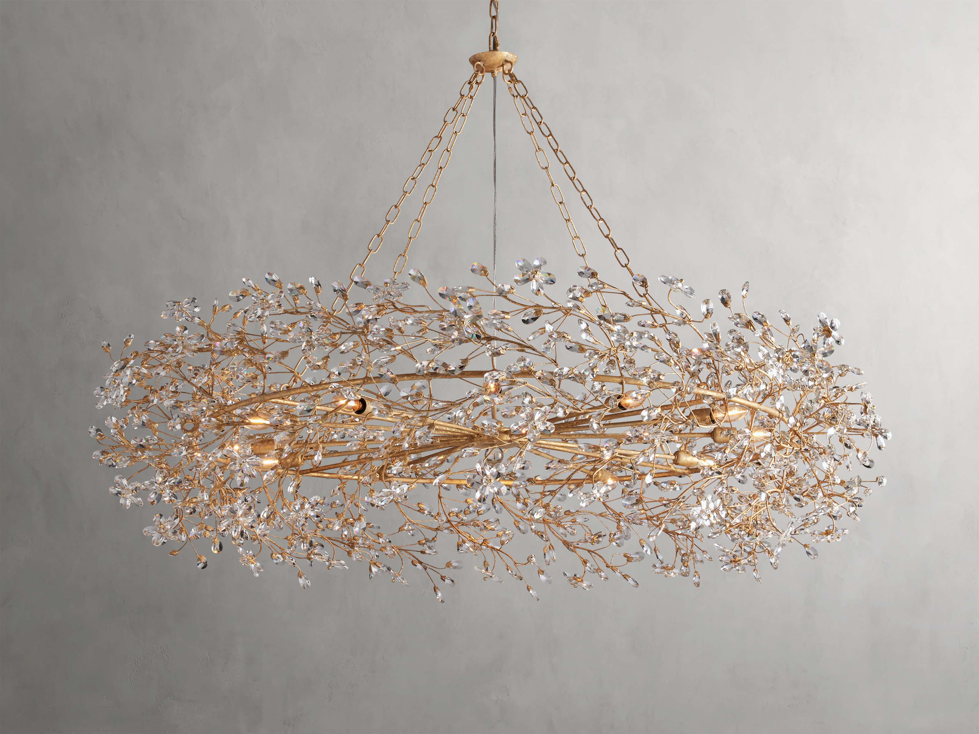 Fiore Sculpted Petals Crown Chandelier - Image 52