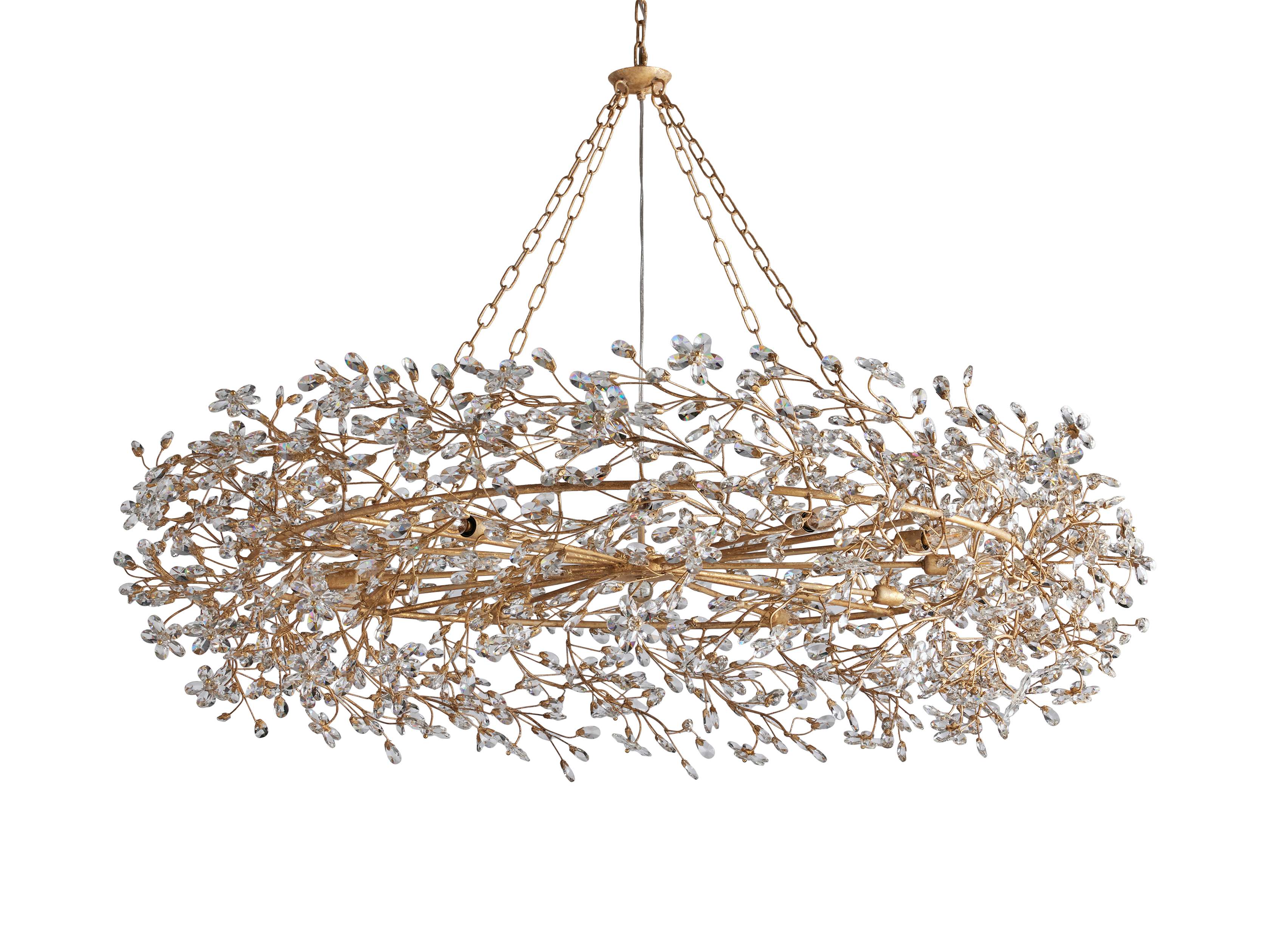 Fiore Sculpted Petals Crown Chandelier - Image 56