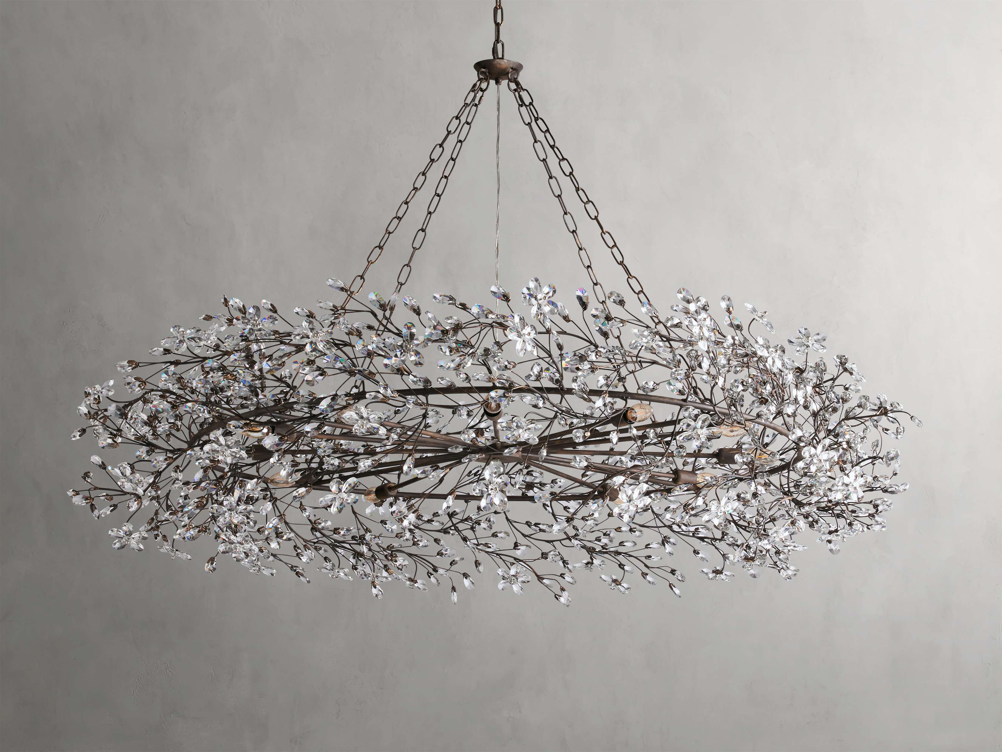 Fiore Sculpted Petals Crown Chandelier - Image 58