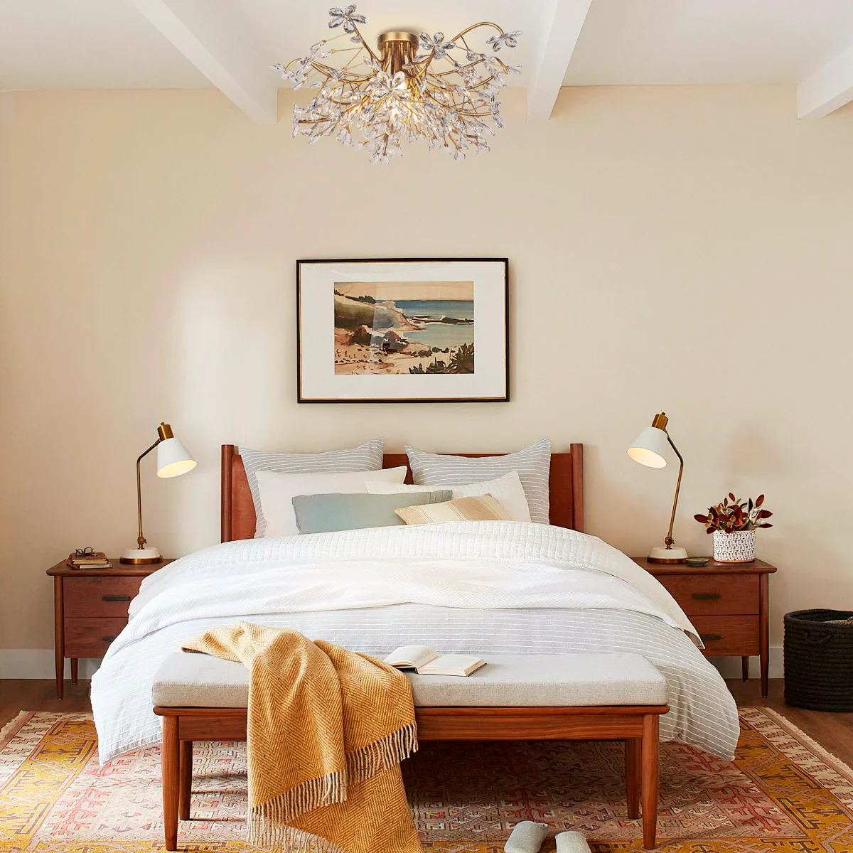Fiore Sculpted Petals Flush Mount - Image 22