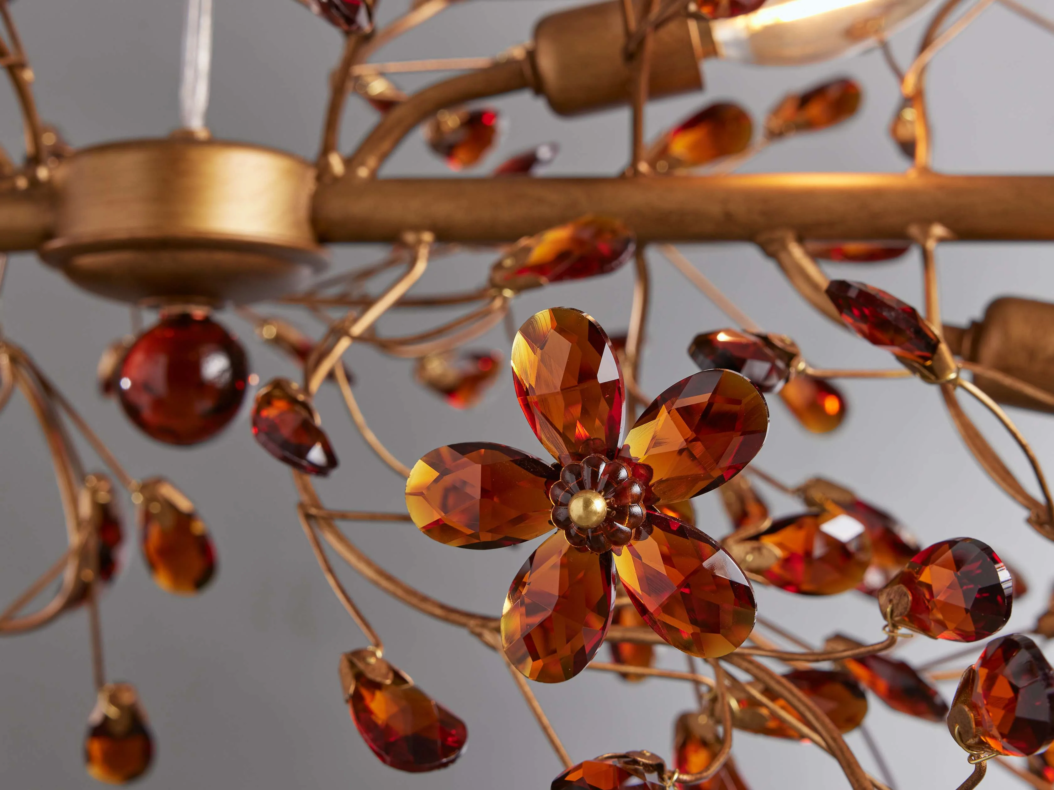 Fiore Sculpted Petals Linear Chandelier - Image 44