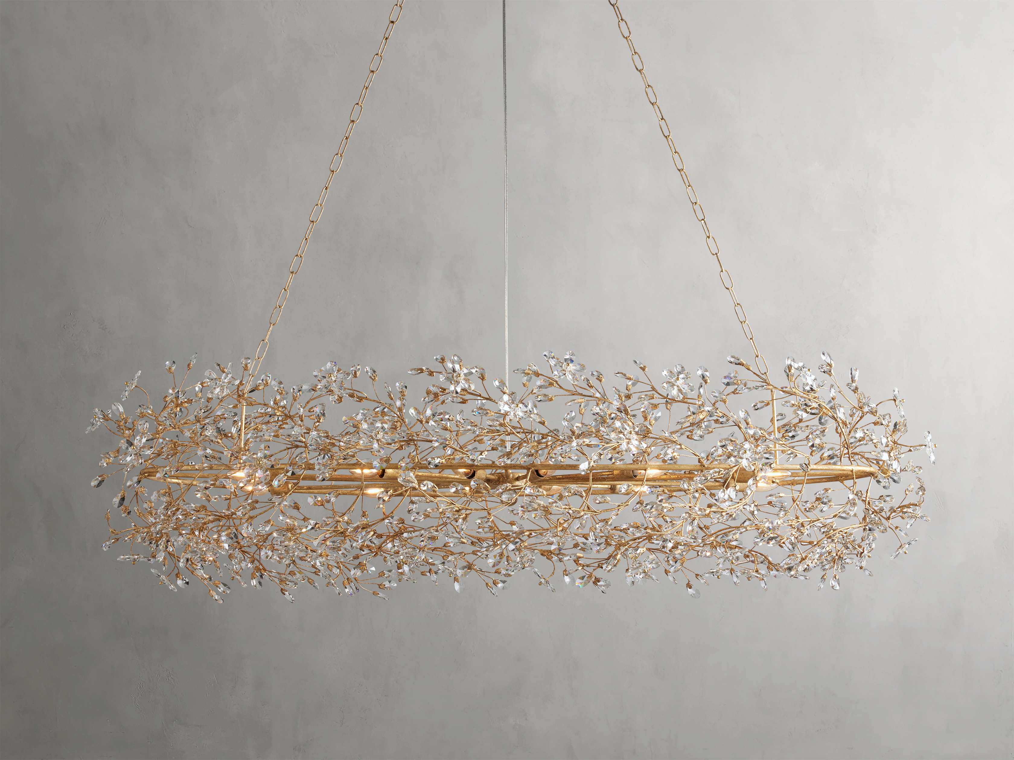 Fiore Sculpted Petals Oval Chandelier - Image 26