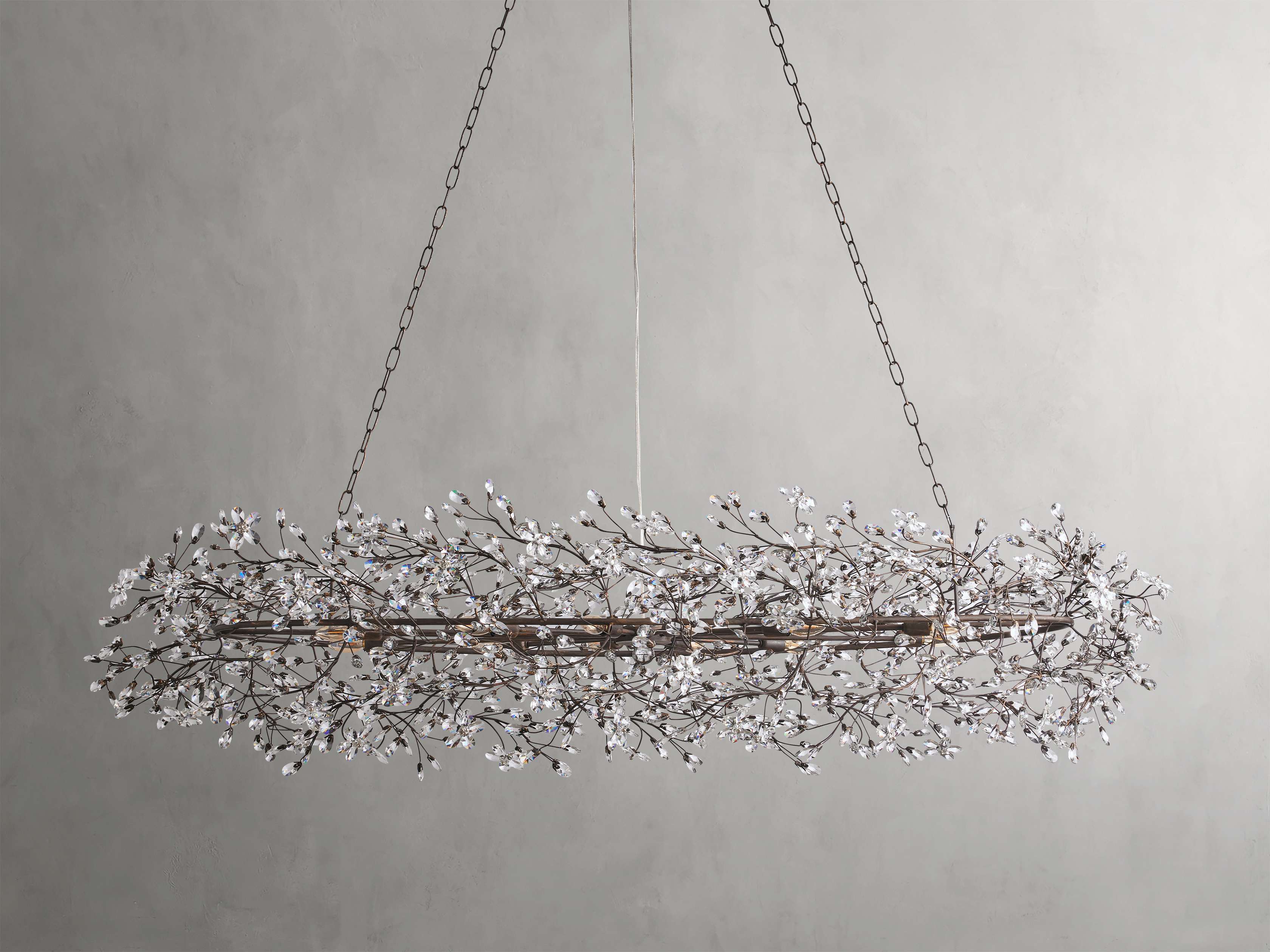 Fiore Sculpted Petals Oval Chandelier - Image 32