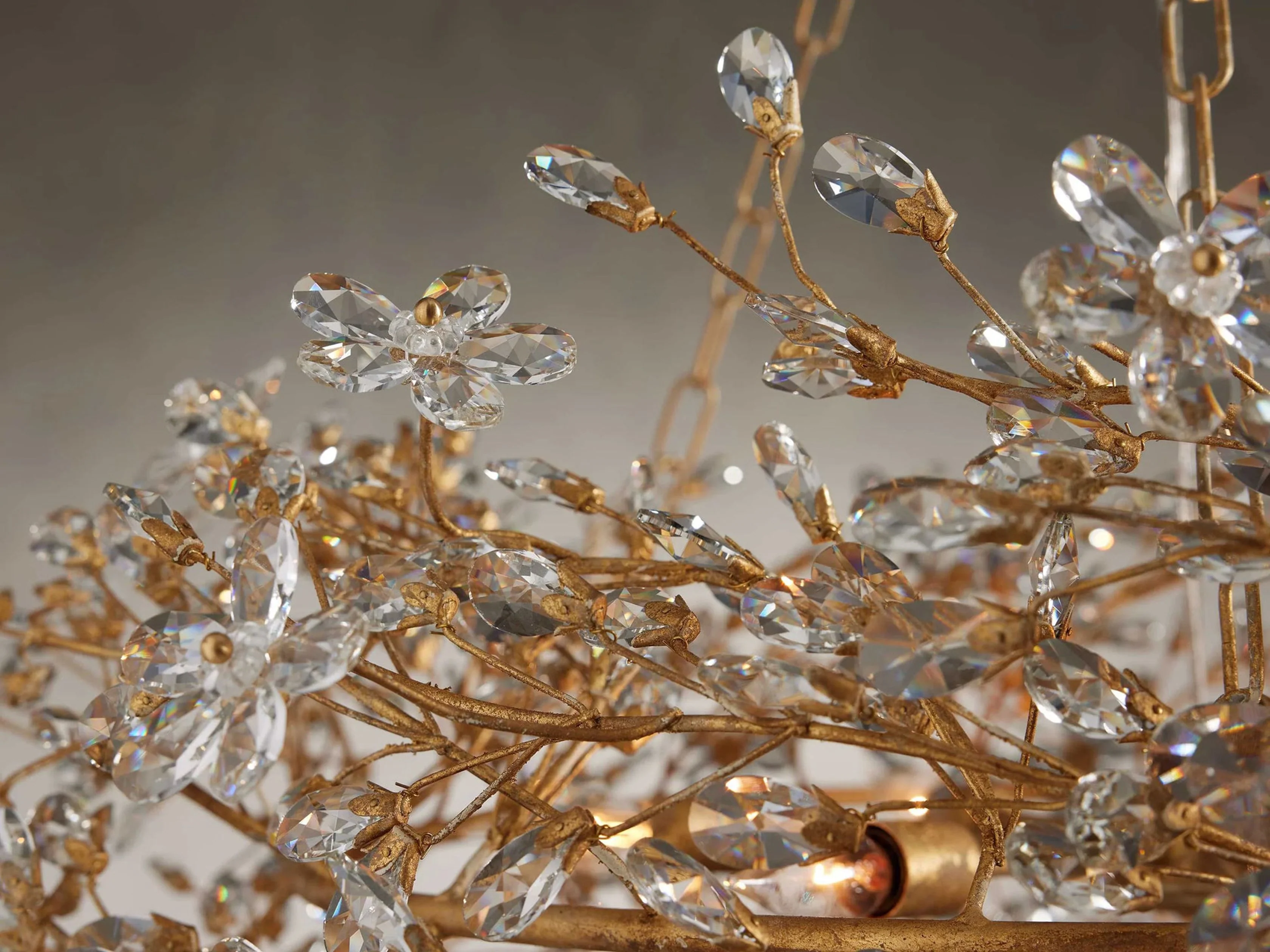 Fiore Sculpted Petals Round Chandelier - Image 3