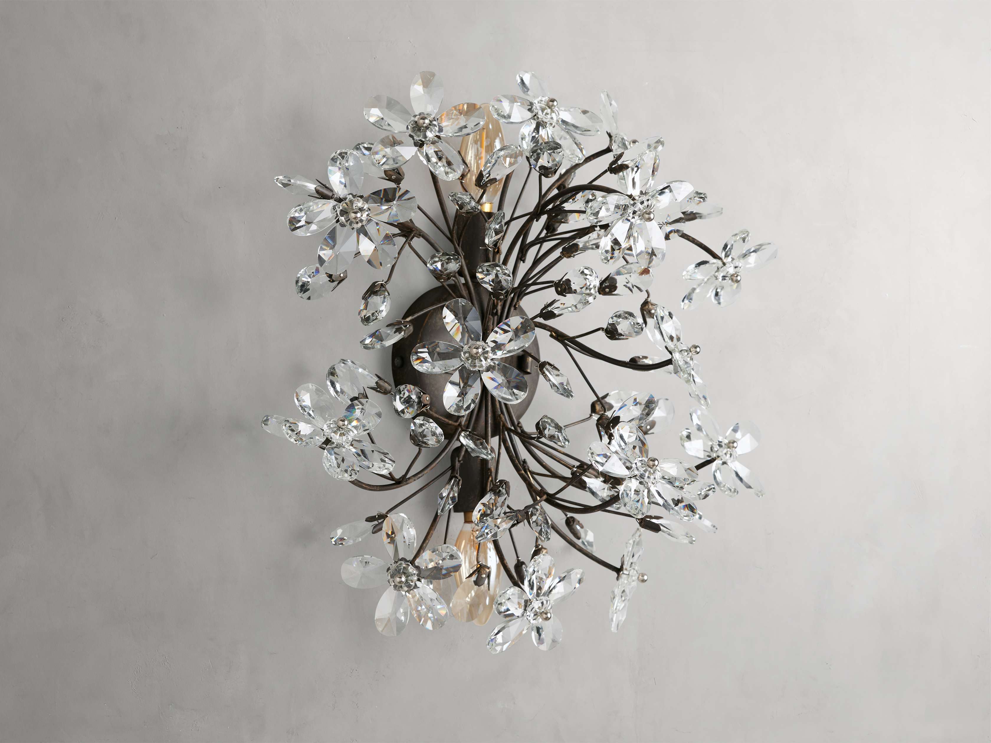 Fiore Sculpted Petals Wall Sconce - Image 7