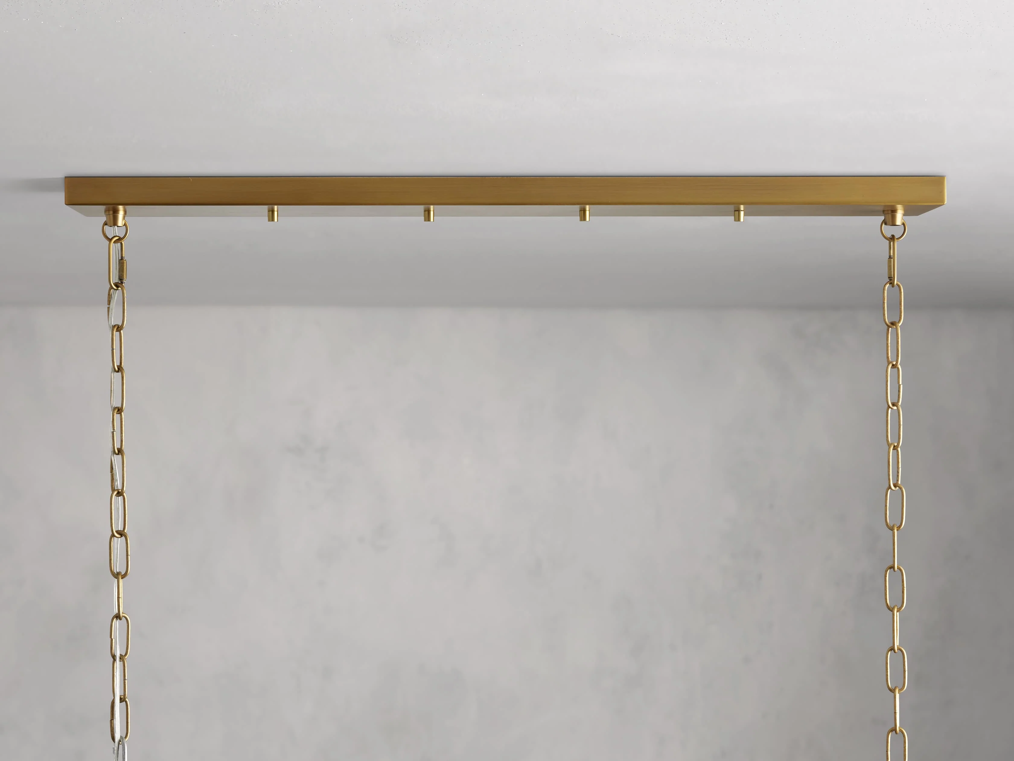 Garnet Hand Forged Rectangular Chandelier - Image 11