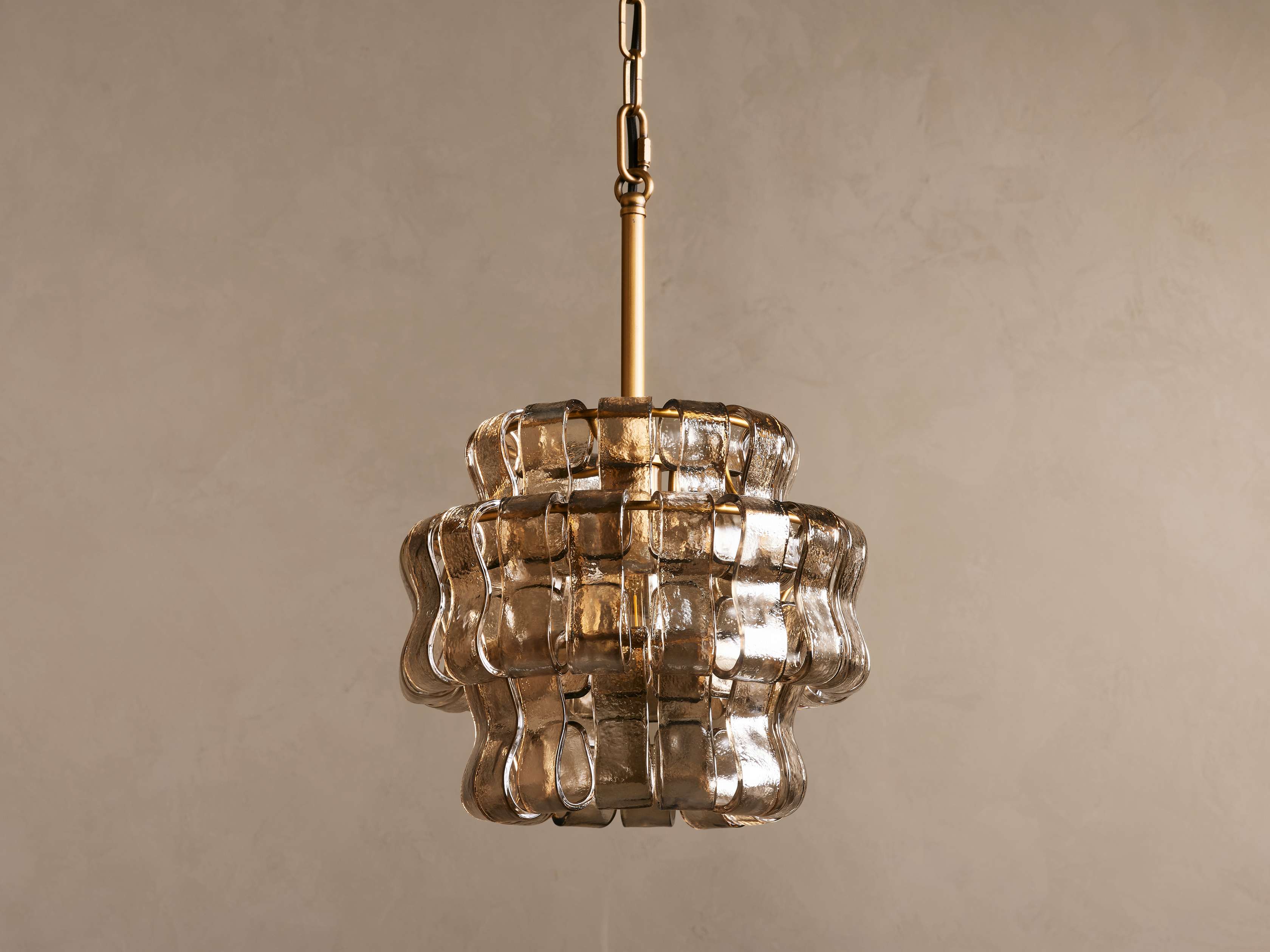 Ghiaccio Textured Glass Pendant Light - Image 3