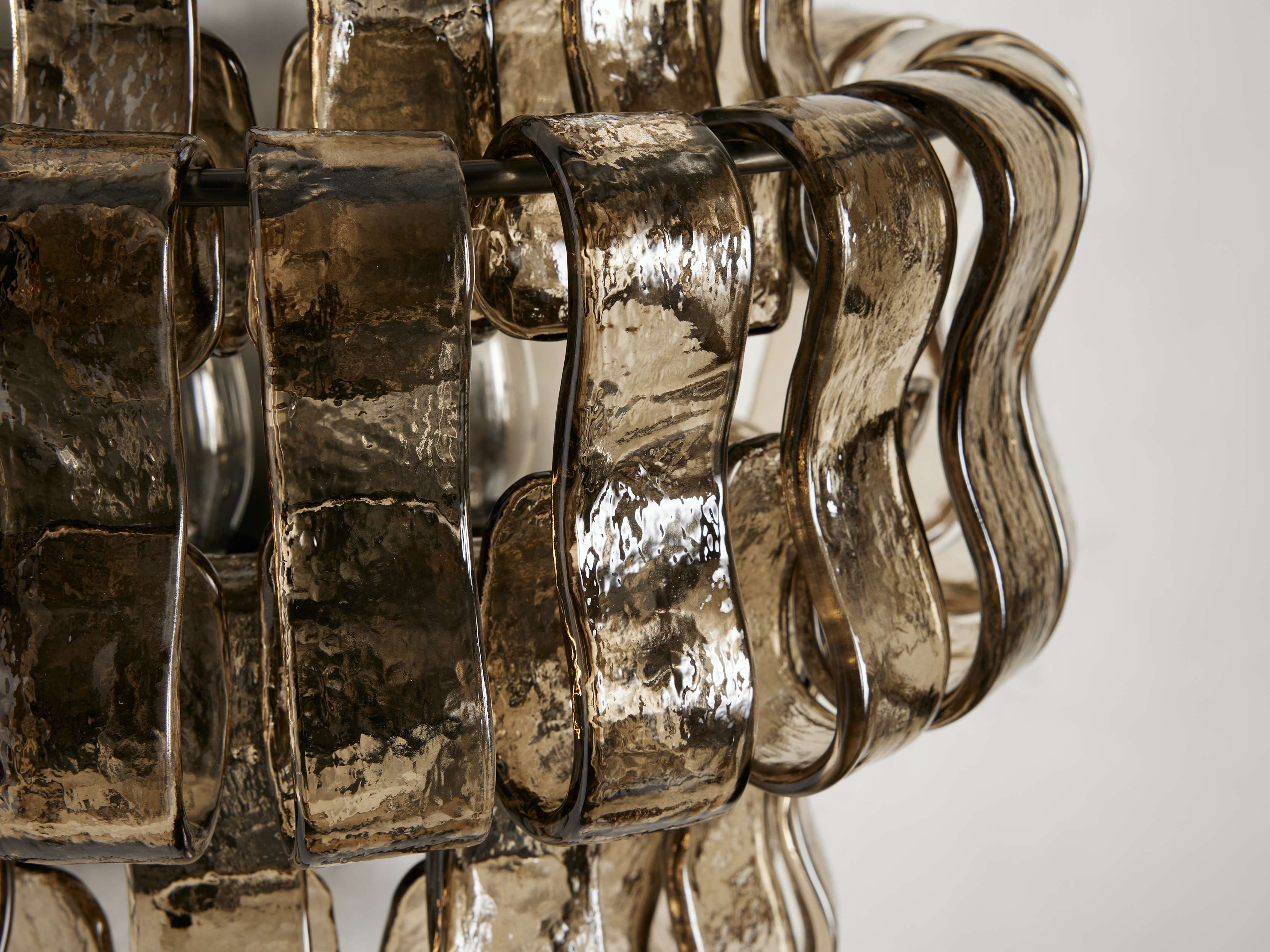 Ghiaccio Textured Glass Wall Sconces - Image 12