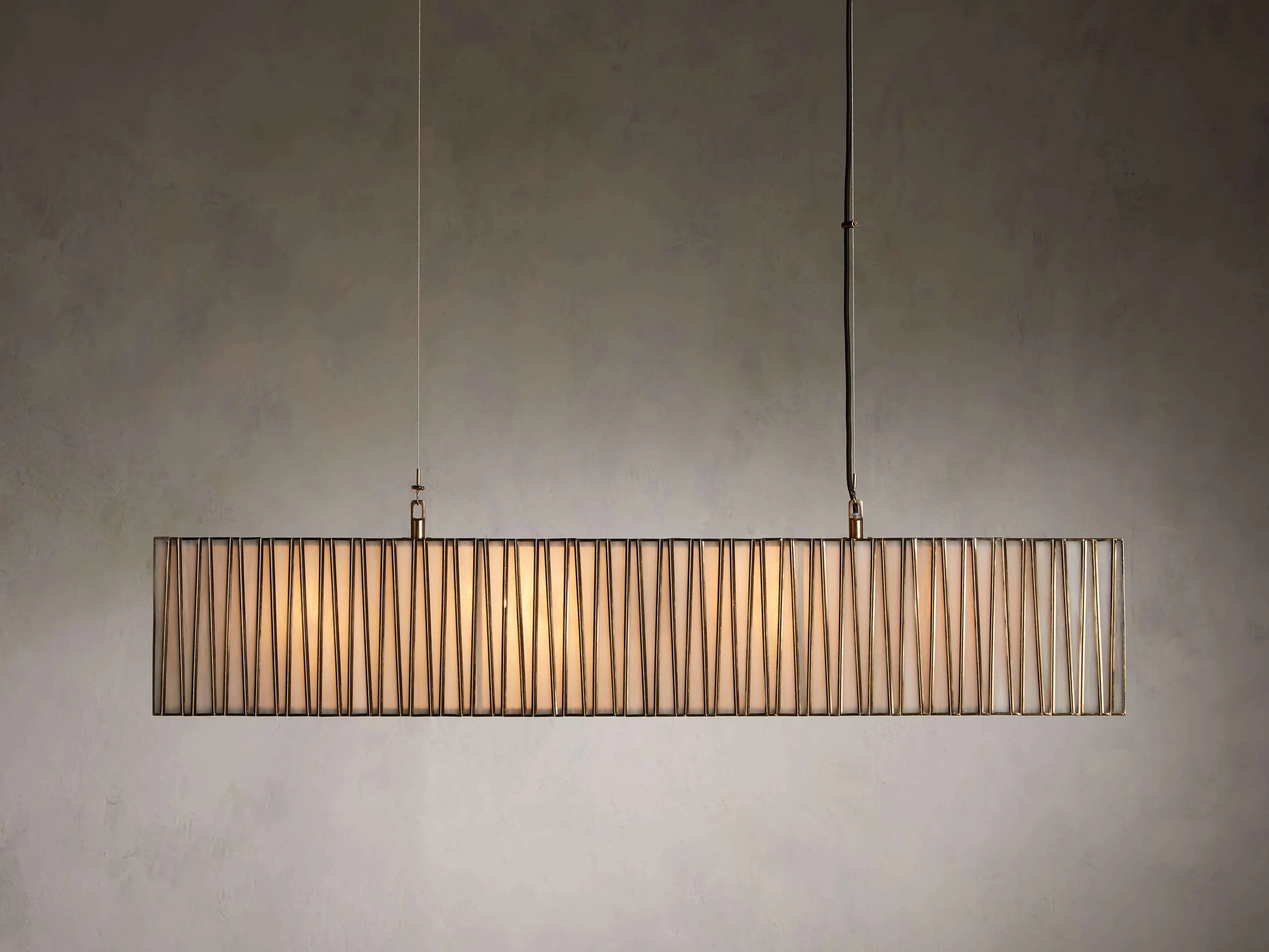 Jeunet Artisan Crafted Rectangular Chandelier - Image 2