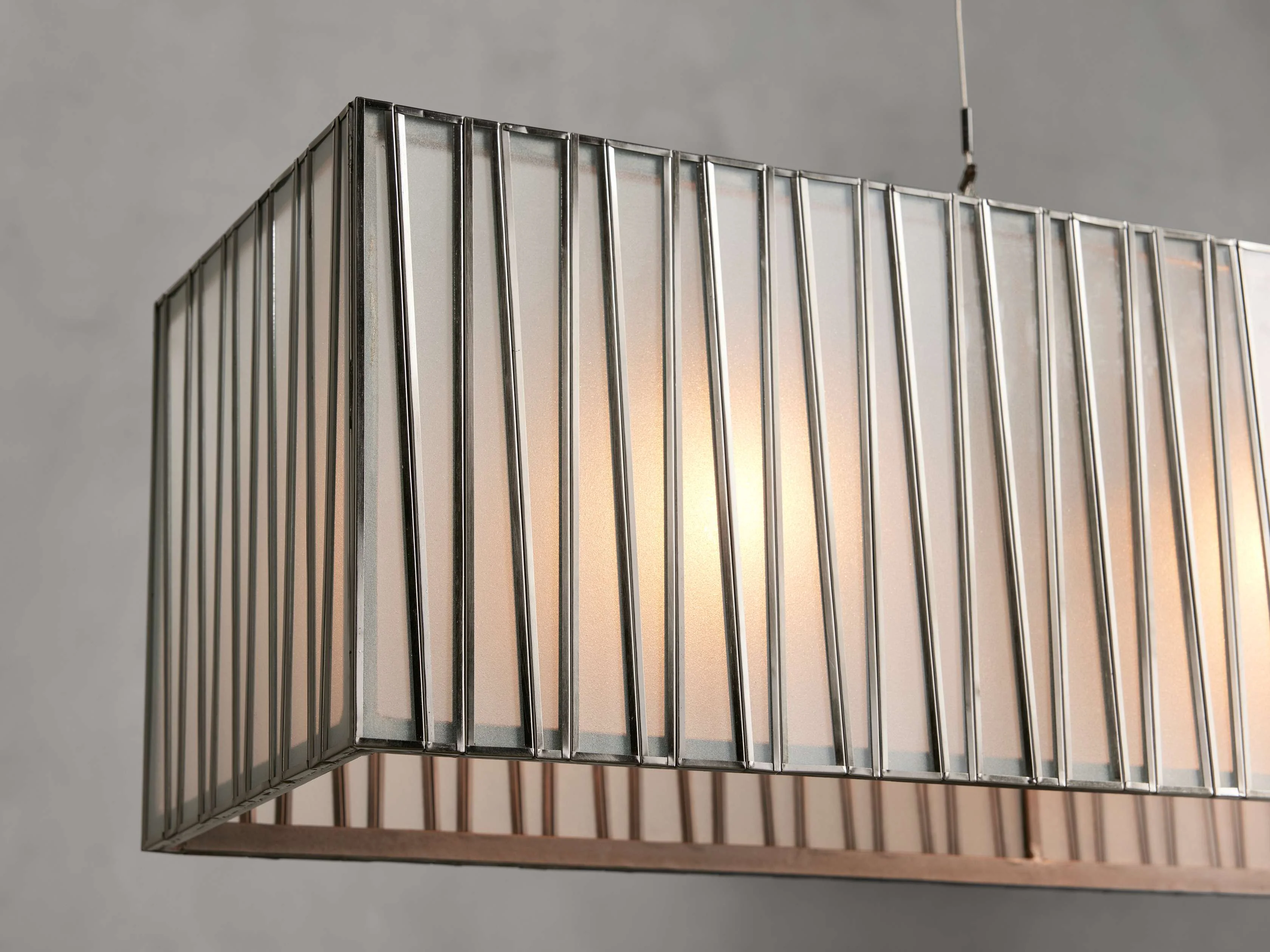 Jeunet Artisan Crafted Rectangular Chandelier - Image 29