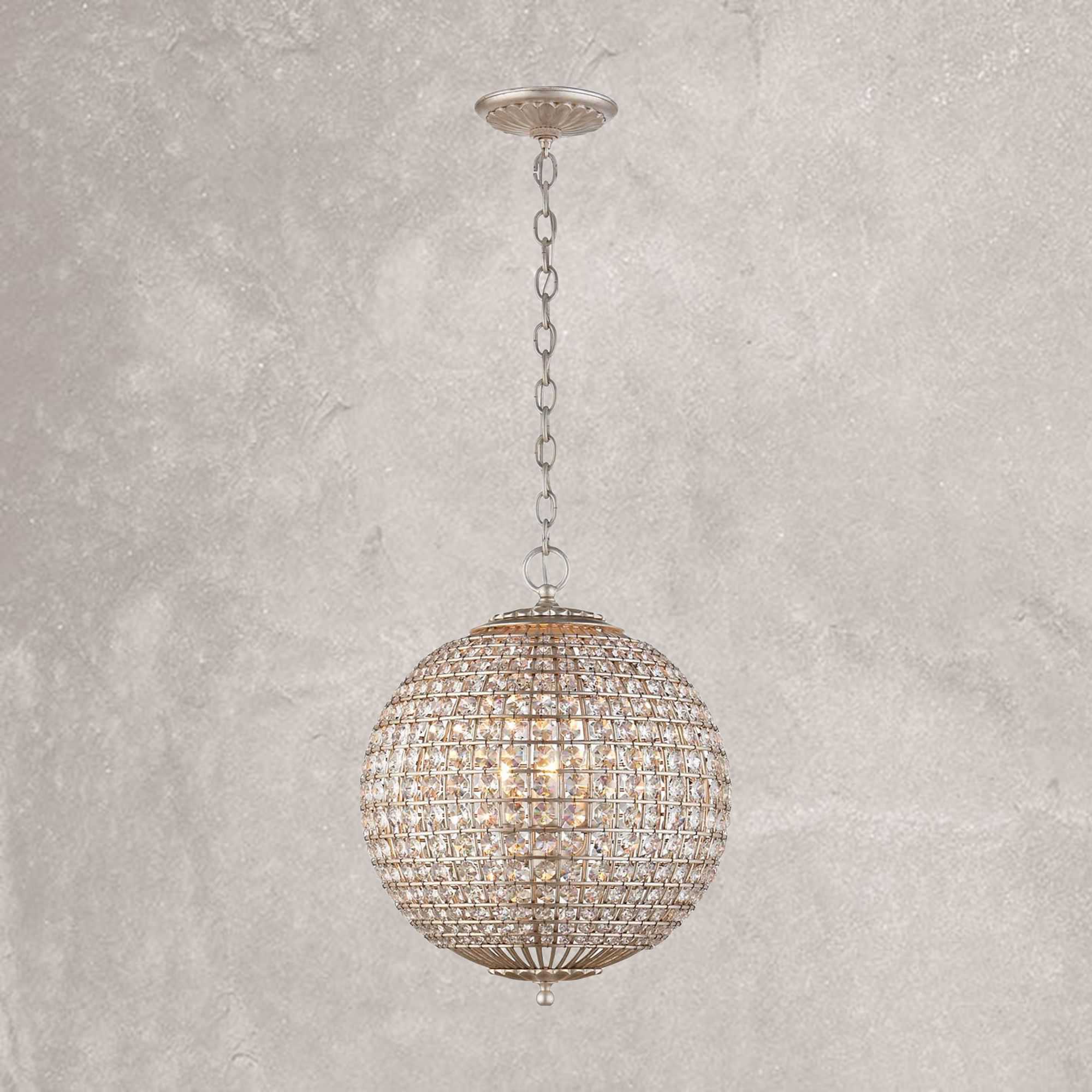 Kavallo Weave Crystal Sphere Chandelier - Image 3