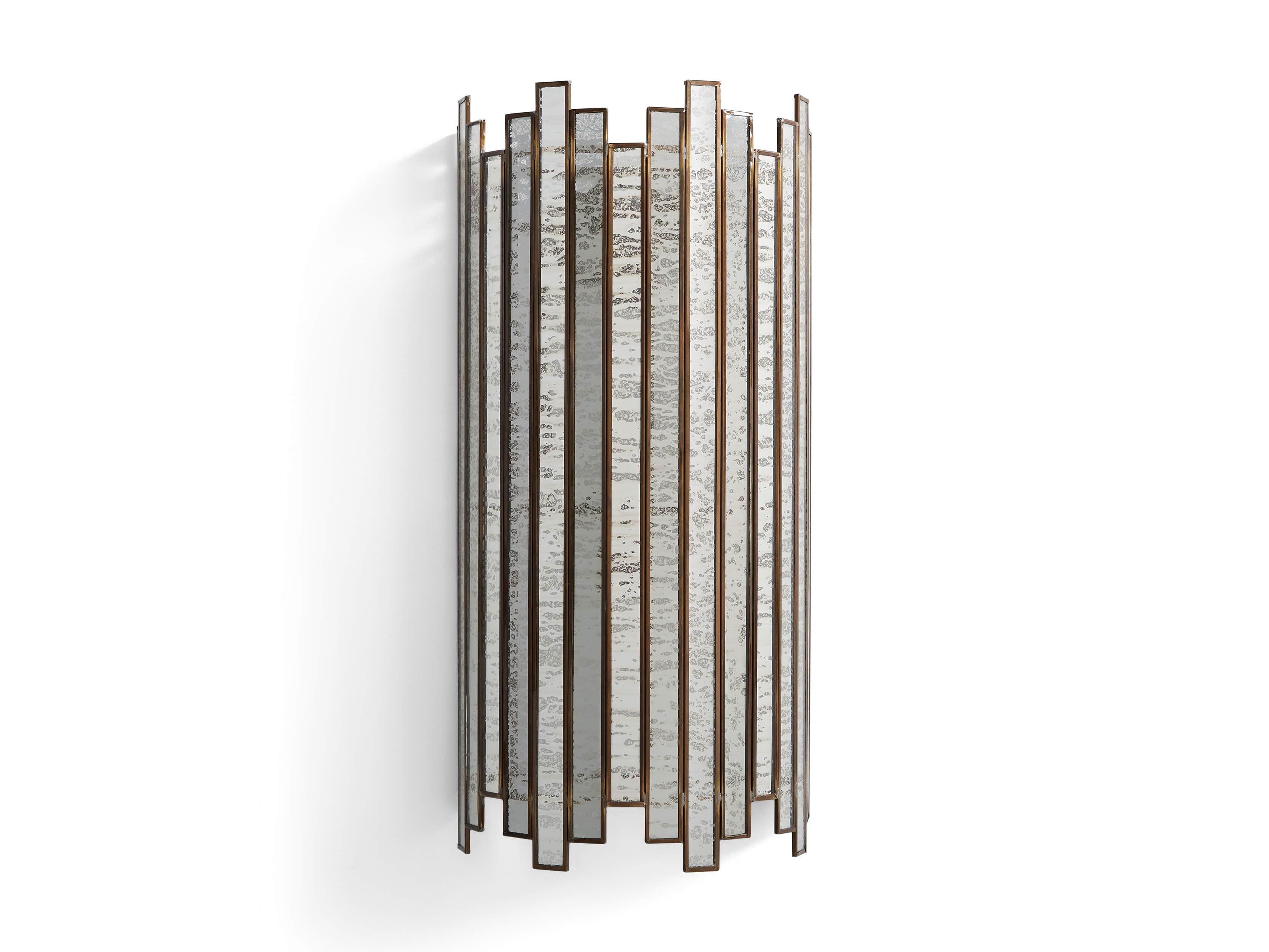 Laila Antiqued Glass Wall Sconce - Image 3