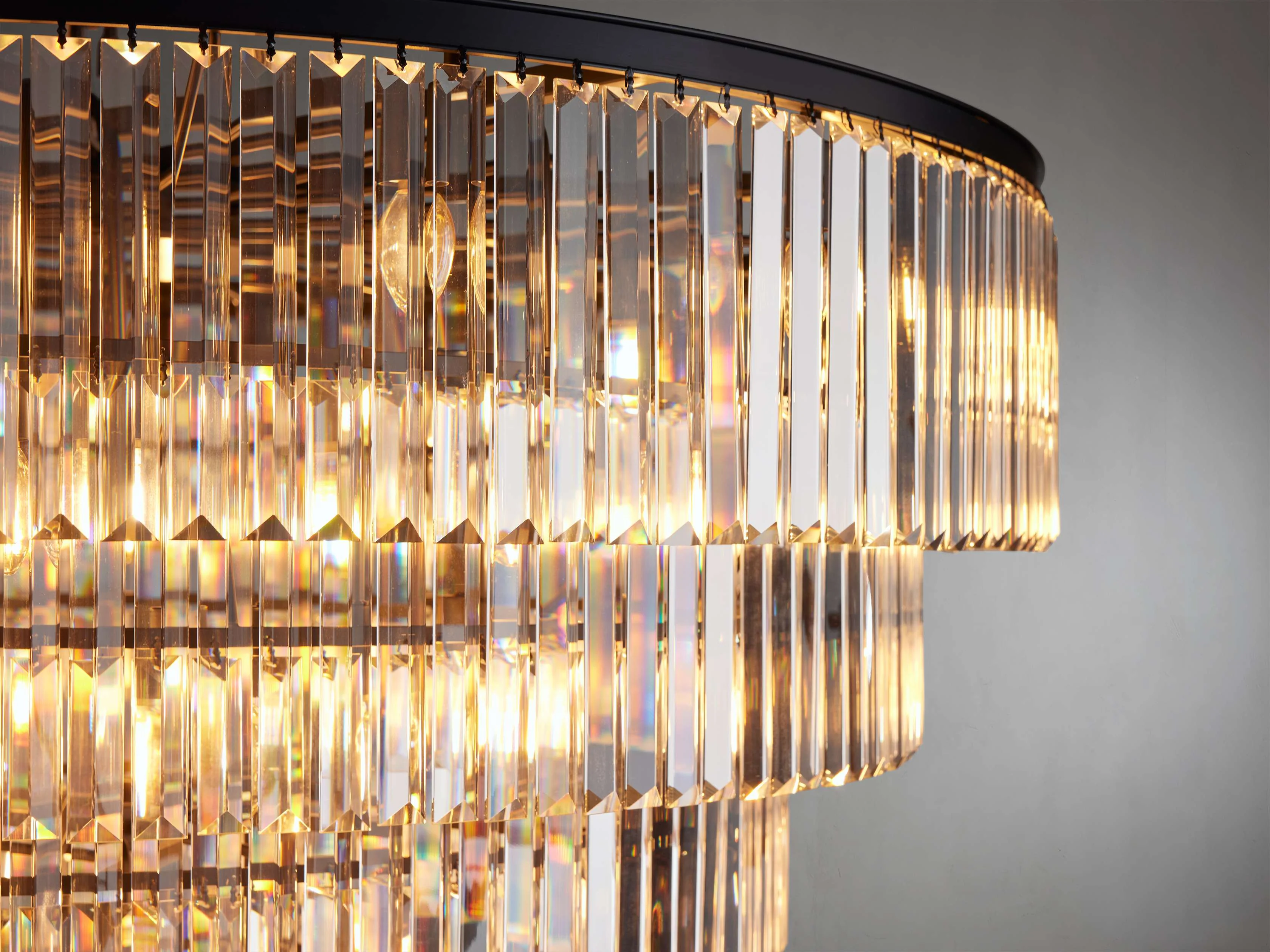 Leyland Prism Crystal Tiered Round Chandelier - Image 18
