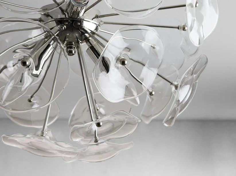 Lily Modern Floral Flush Mount - Image 7