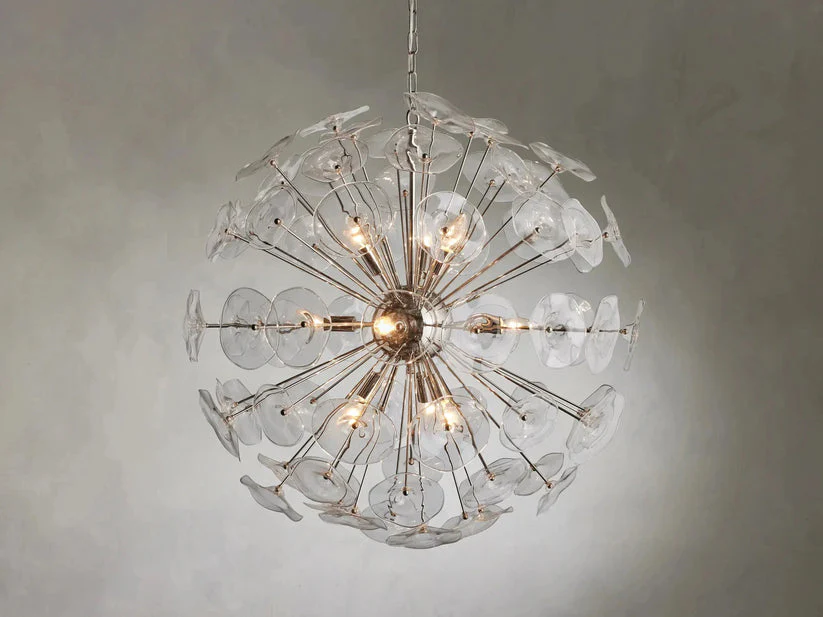 Lily Modern Floral Round Chandelier - Image 6