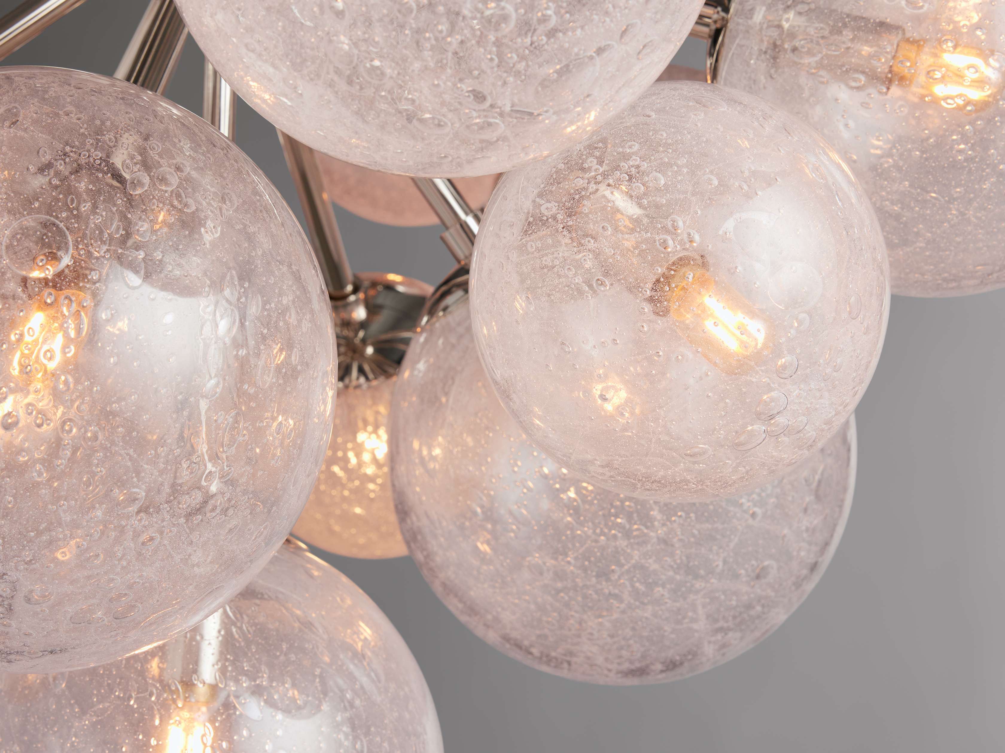 Mandoza Bubble Glass Round Chandelier - Image 13